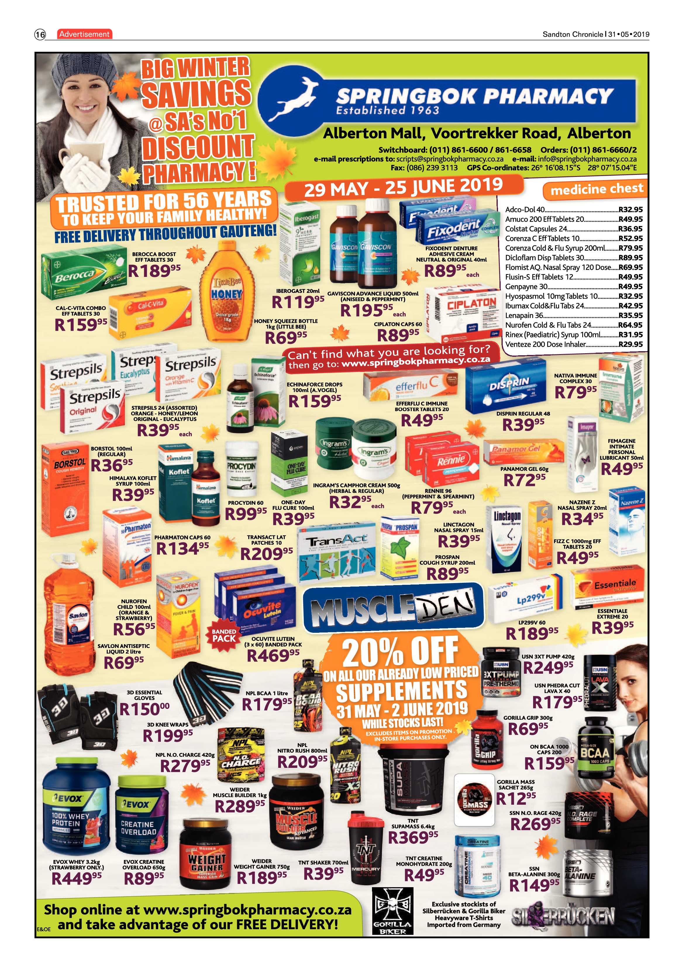Sandton Chronicle 31 May, 2019 page 16