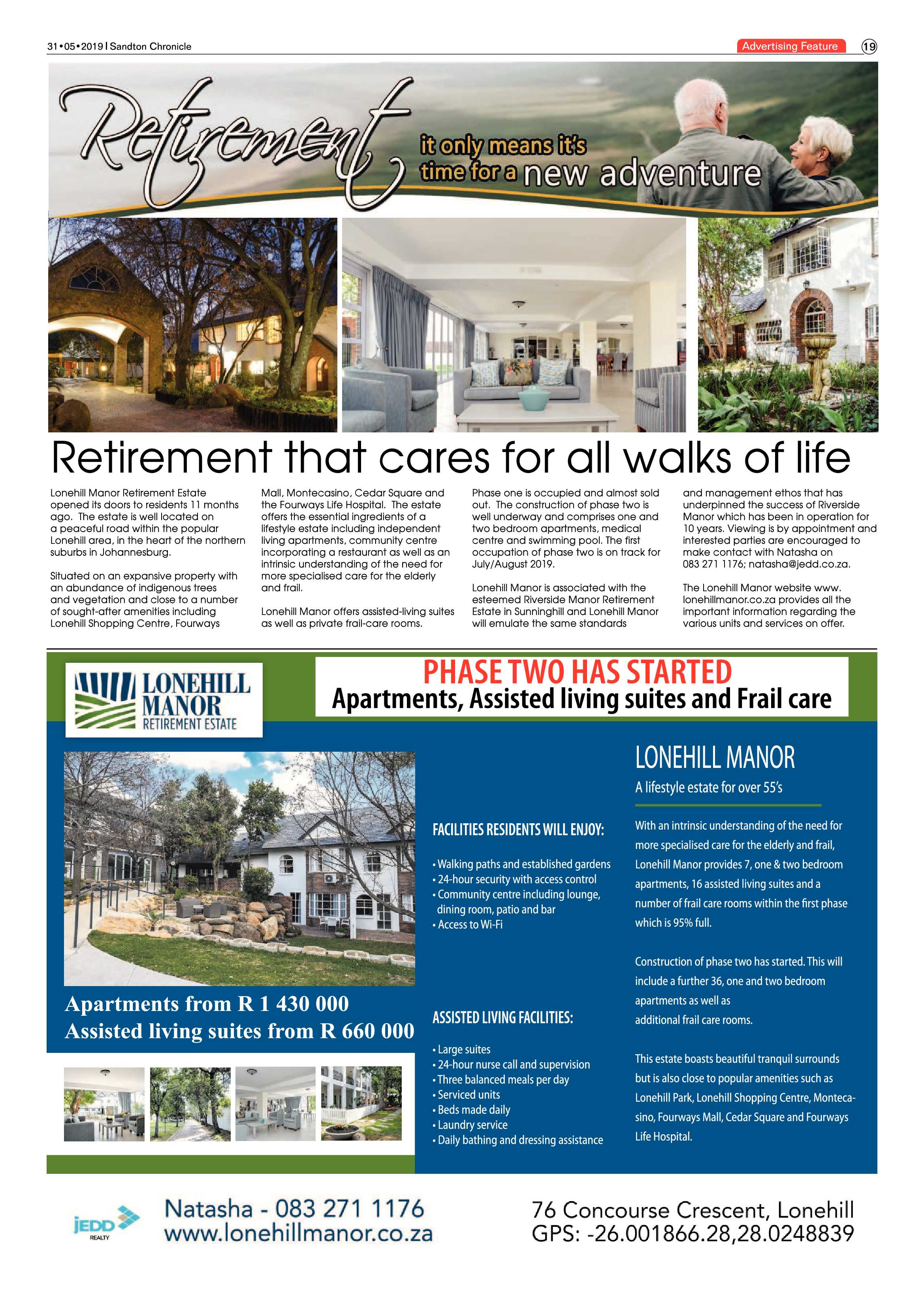 Sandton Chronicle 31 May, 2019 page 19