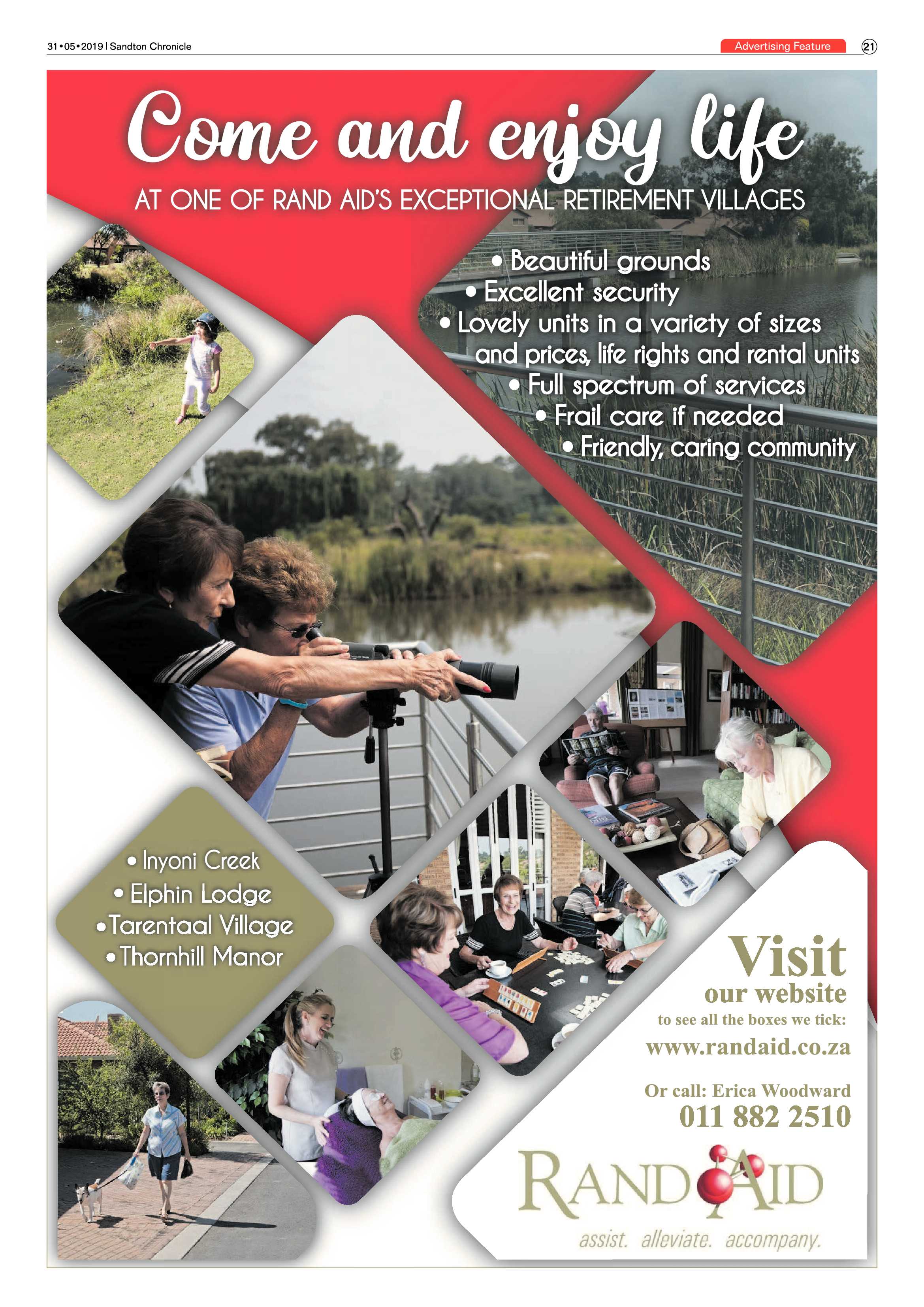 Sandton Chronicle 31 May, 2019 page 21