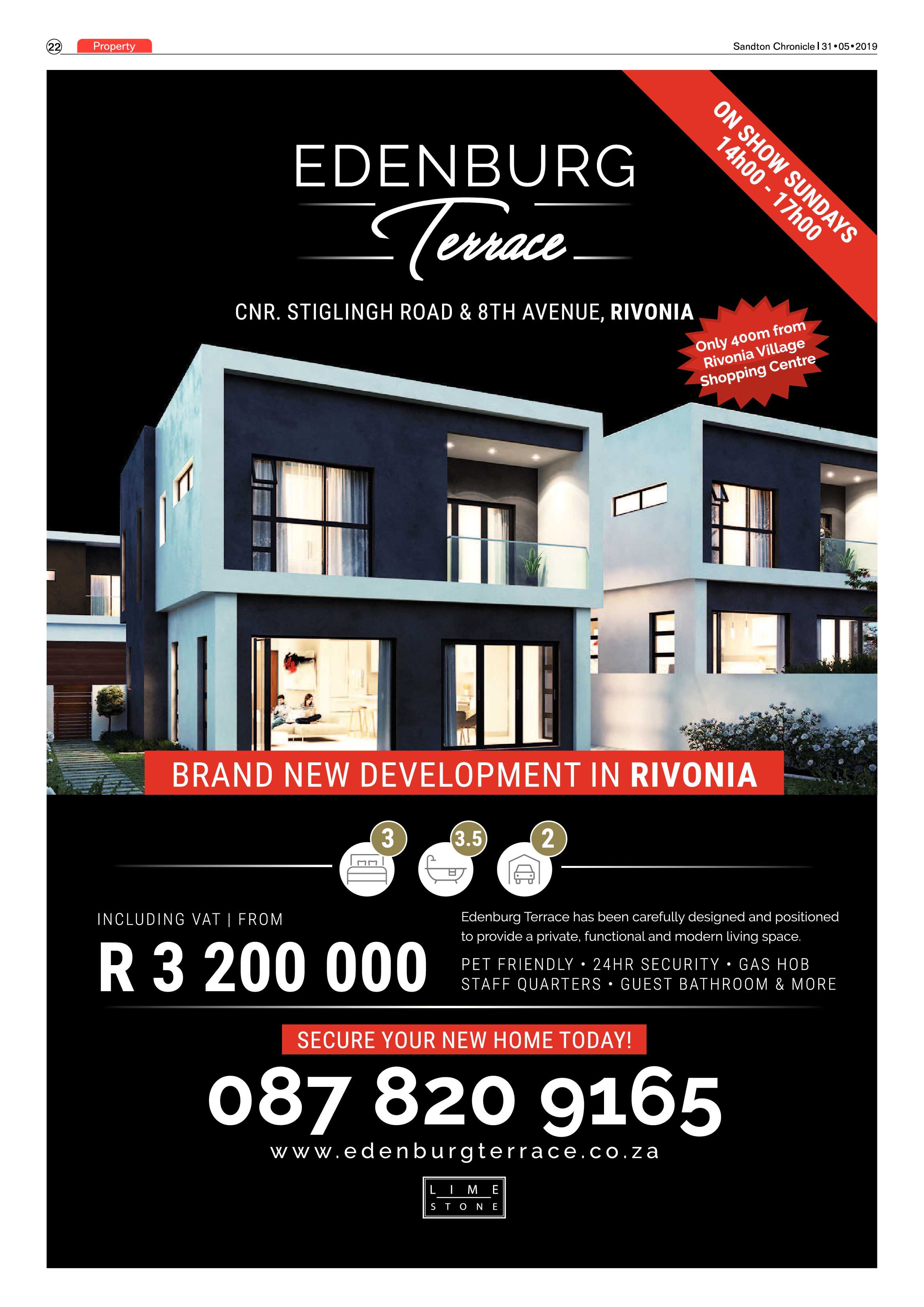 Sandton Chronicle 31 May, 2019 page 22