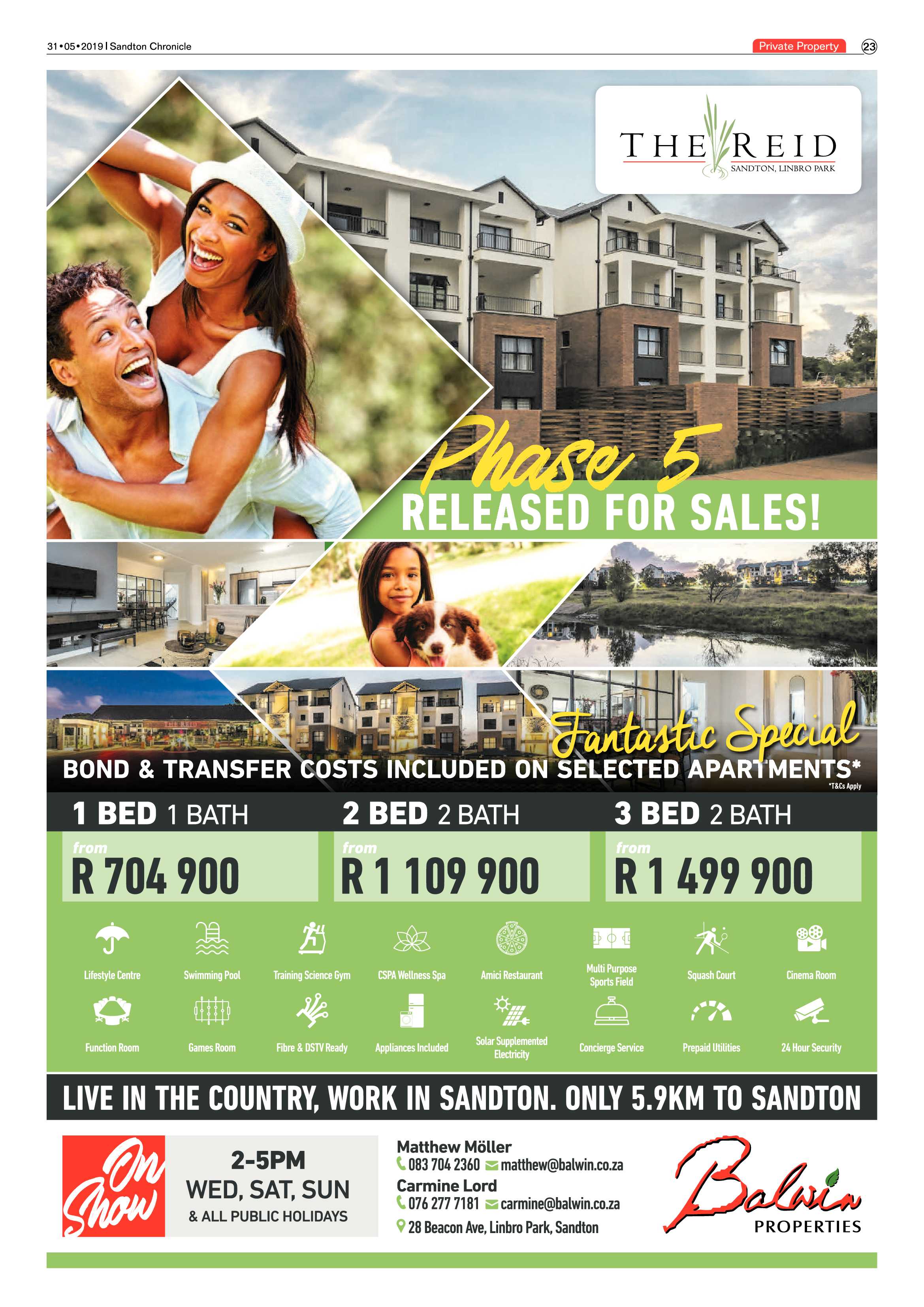 Sandton Chronicle 31 May, 2019 page 23