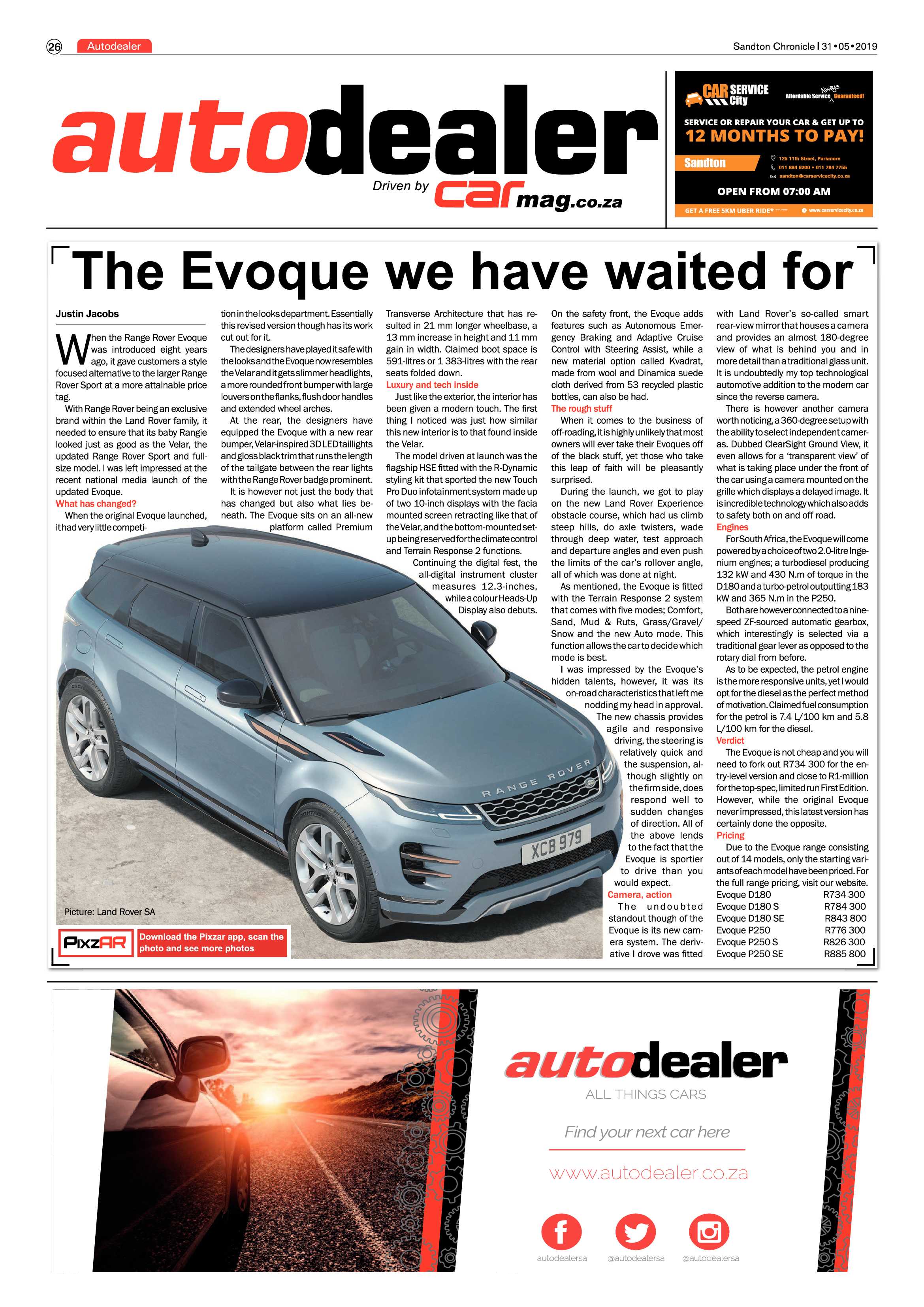 Sandton Chronicle 31 May, 2019 page 26