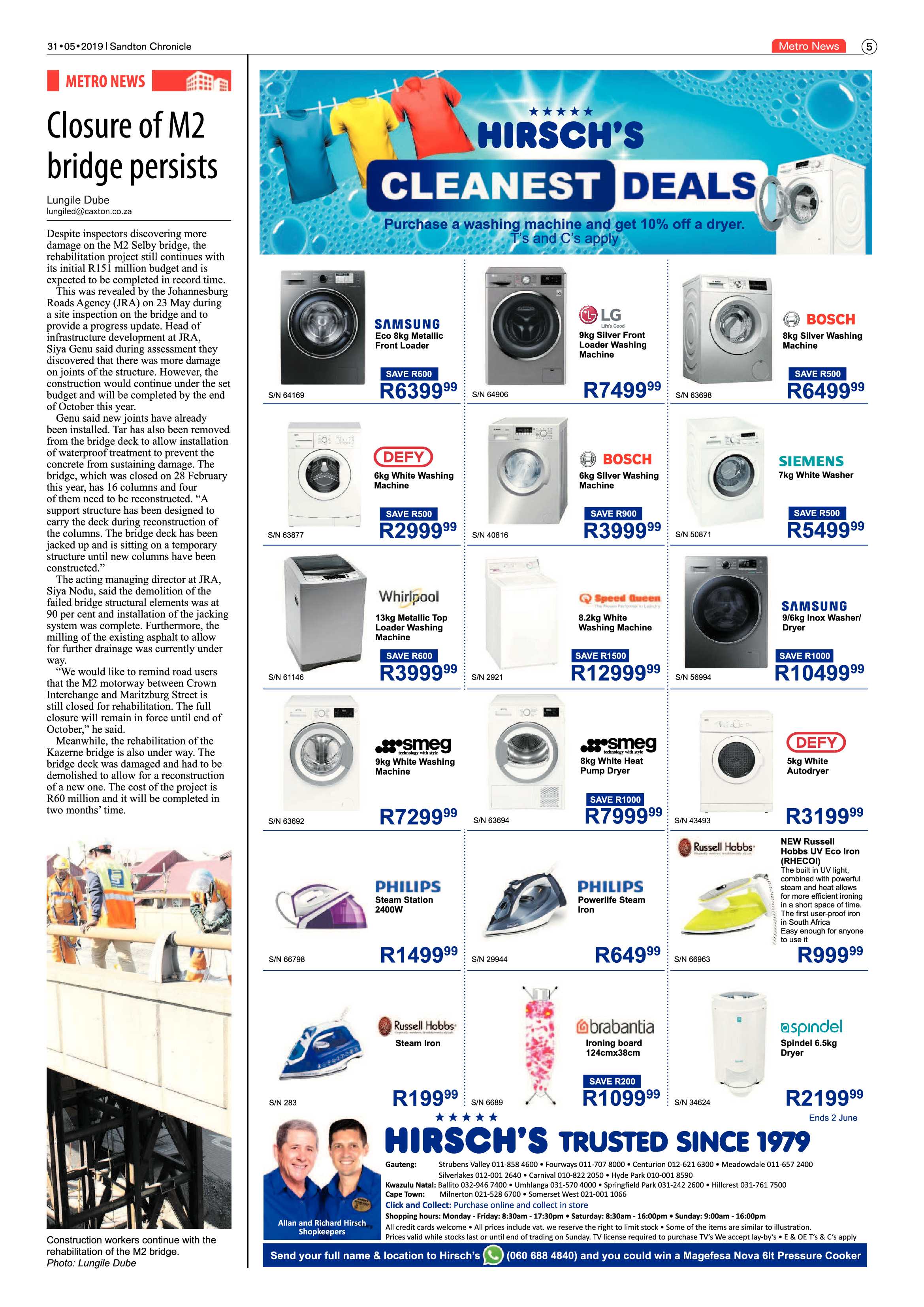 Sandton Chronicle 31 May, 2019 page 5
