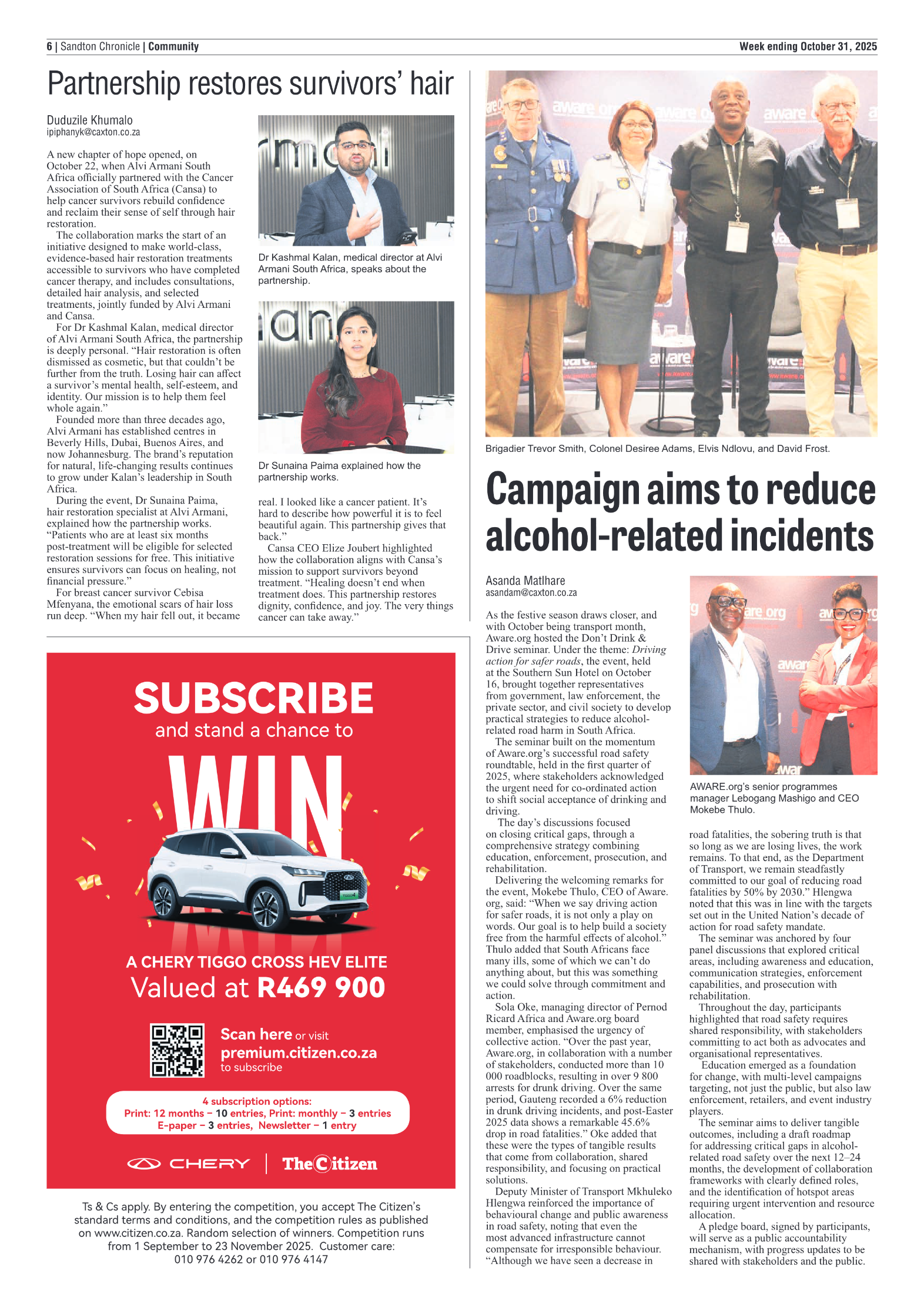 Sandton Chronicle 31 October 2025 page 6