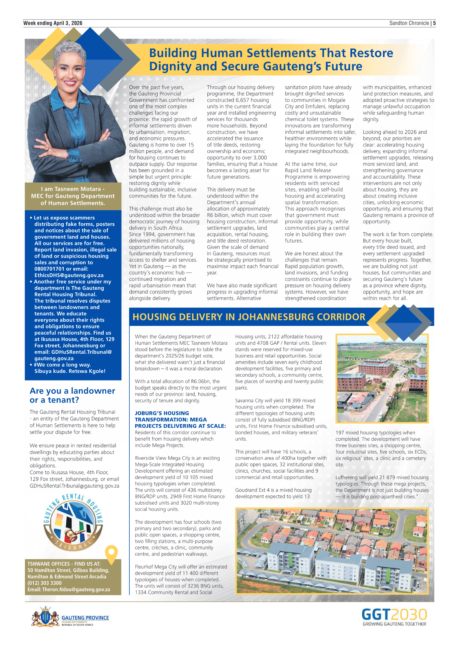 Sandton Chronicle 3 April 2026 page 5