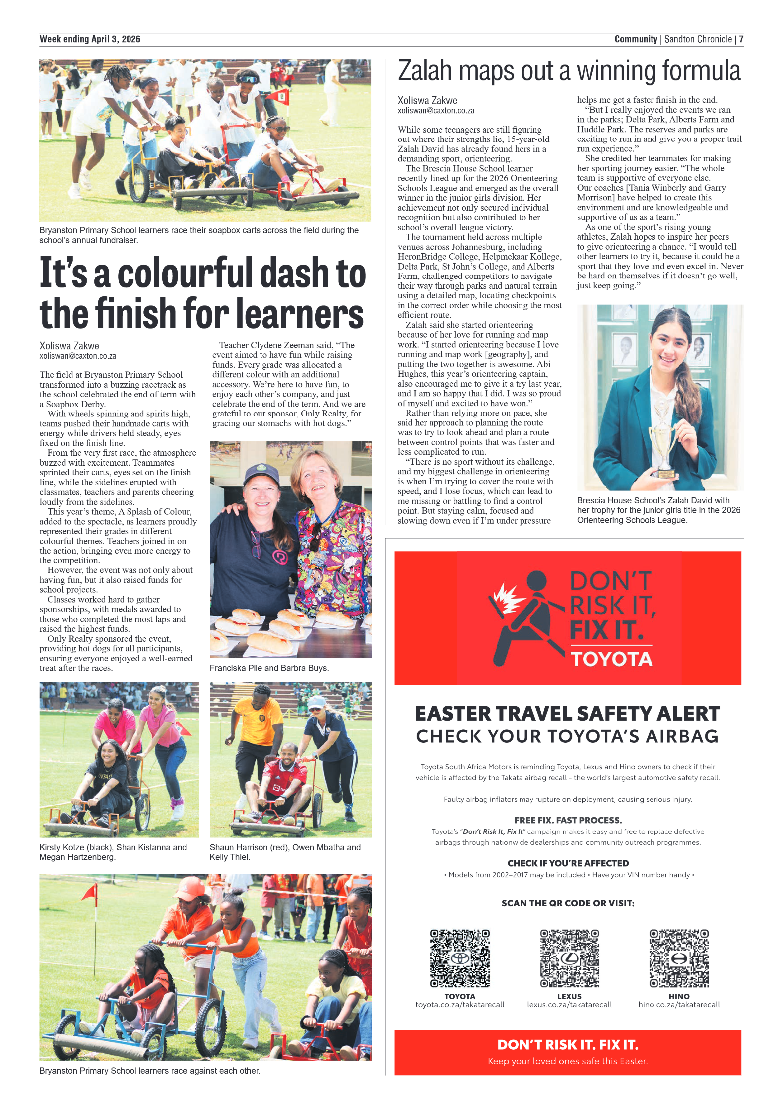 Sandton Chronicle 3 April 2026 page 7