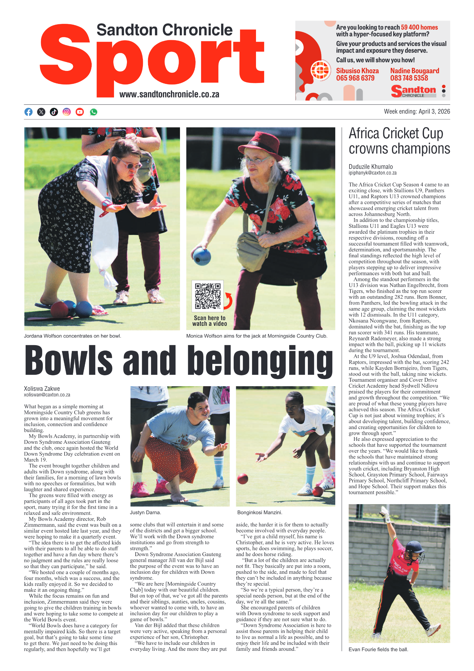 Sandton Chronicle 3 April 2026 page 8