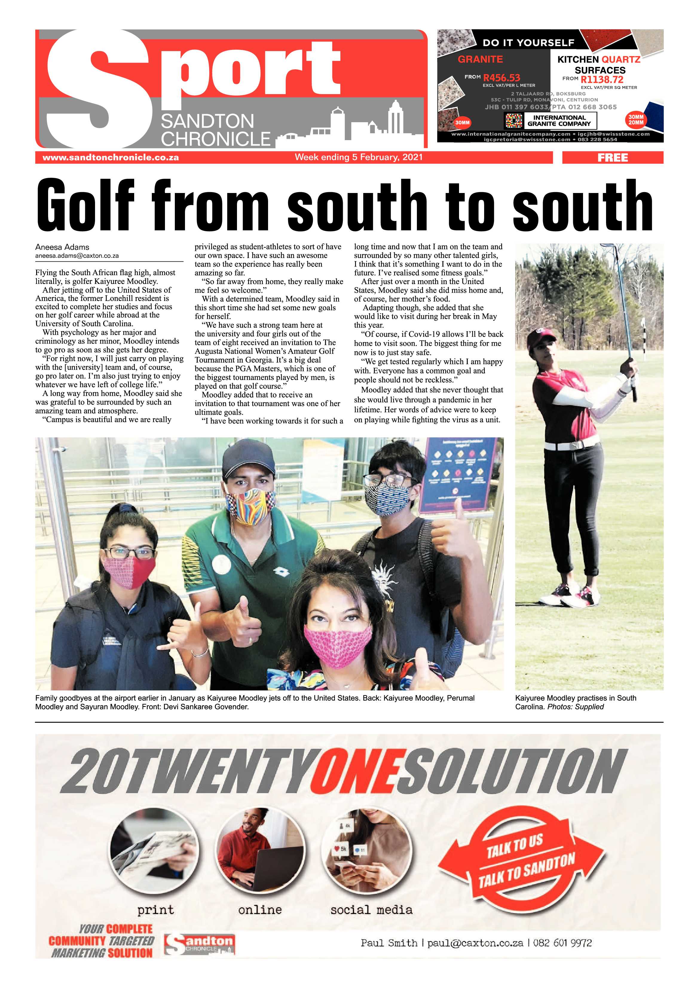 Sandton Chronicle 3 February 2021 page 12