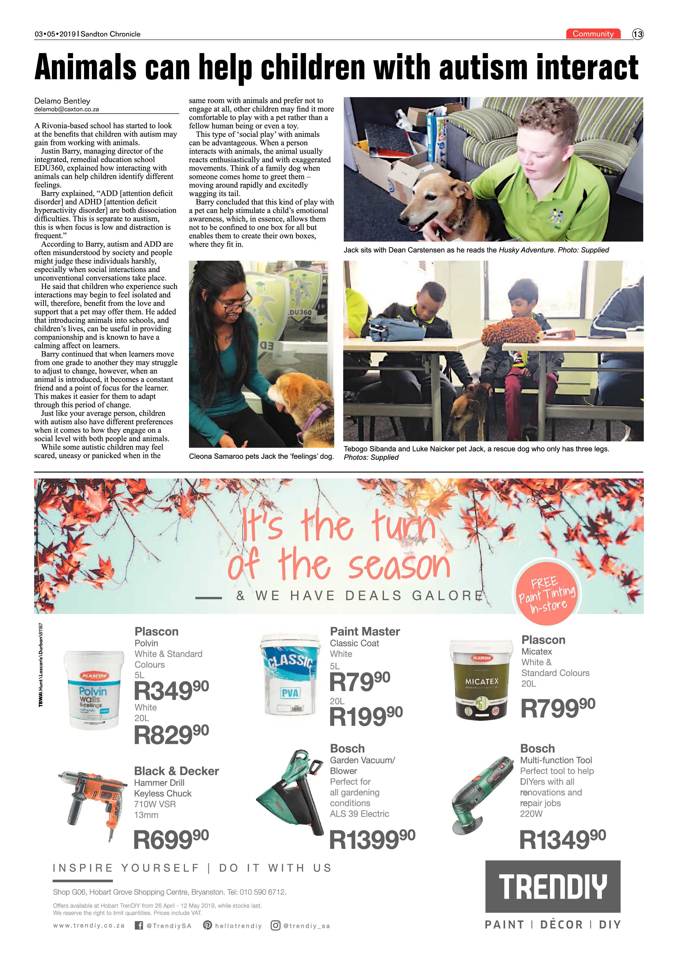 Sandton Chronicle 3 May, 2019 page 13