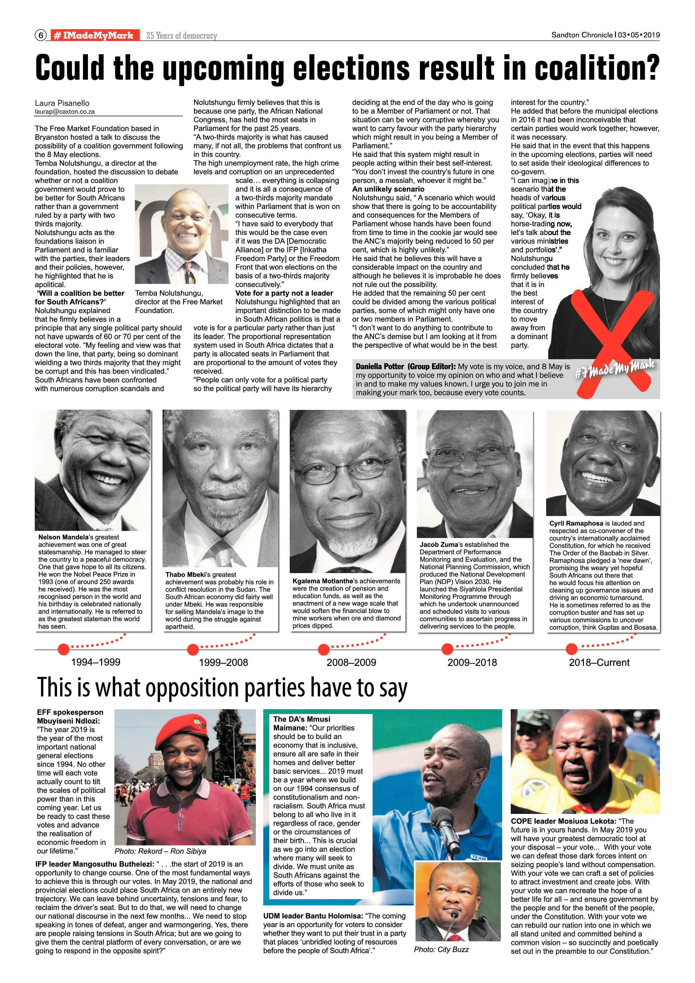 Sandton Chronicle 3 May, 2019 page 6