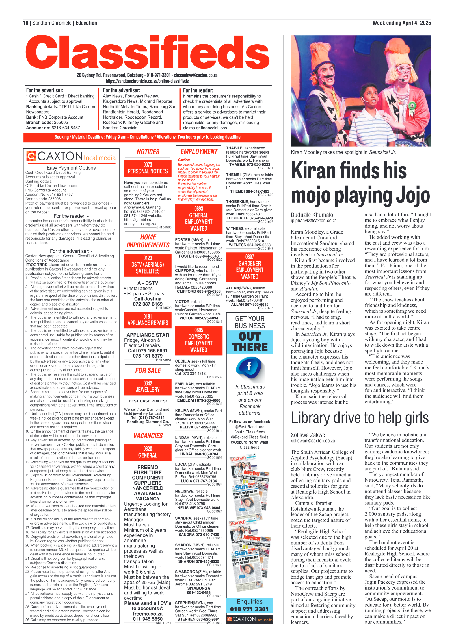 Sandton Chronicle 4 April 2025 page 10