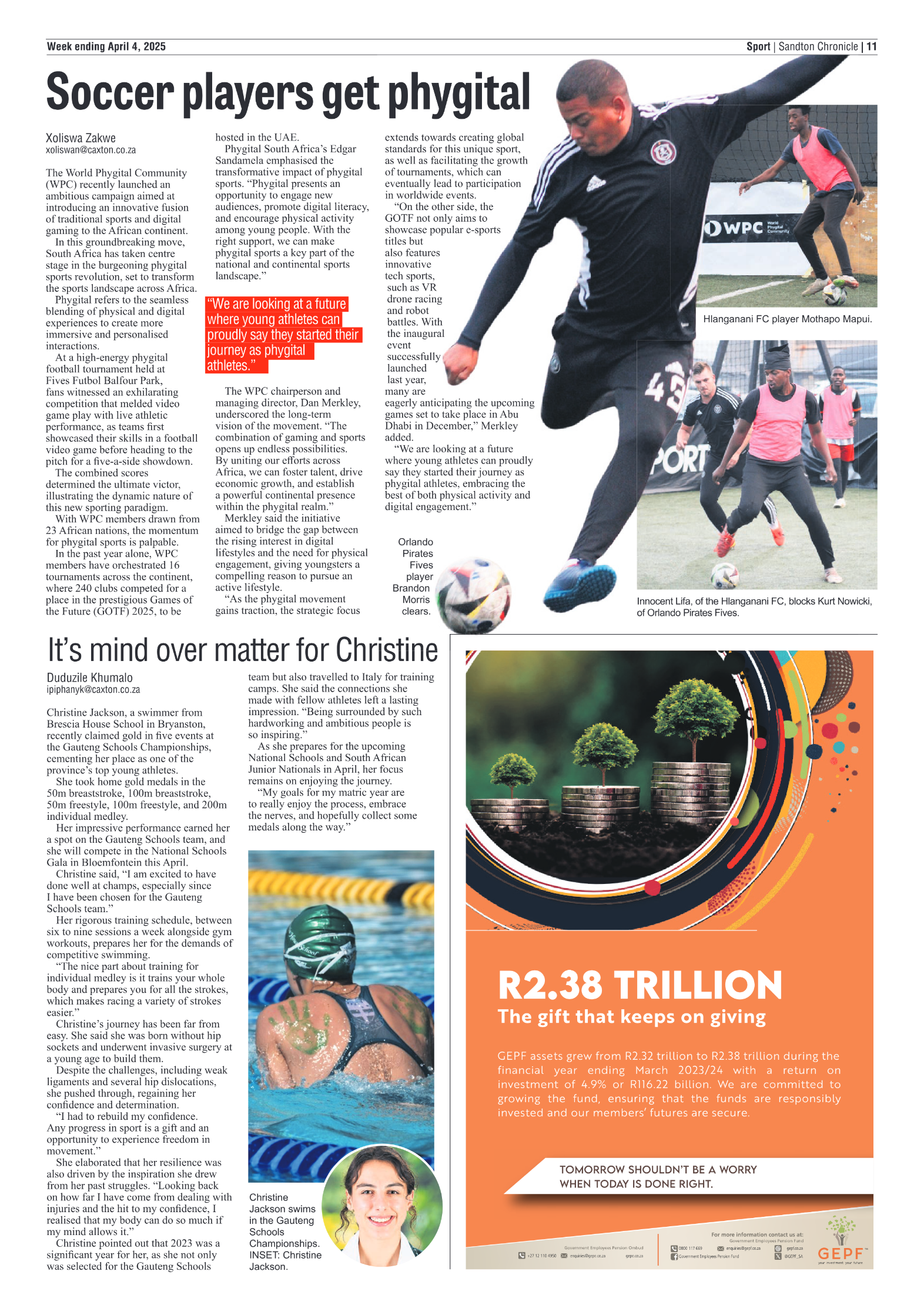 Sandton Chronicle 4 April 2025 page 11