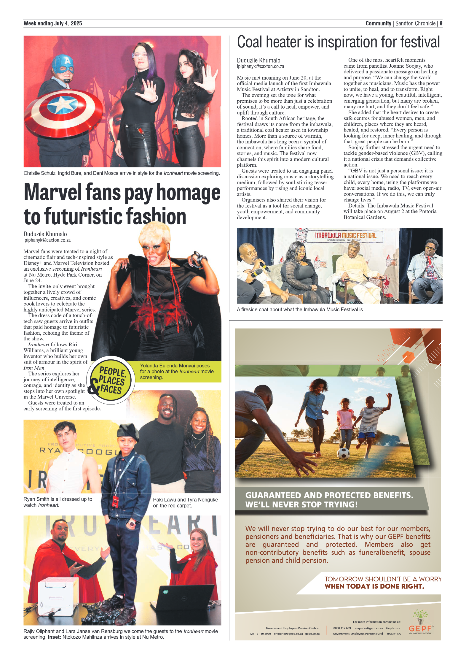 Sandton Chronicle 4 July 2025 page 9