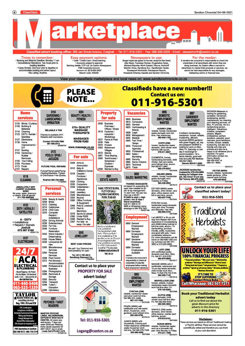 Sandton Chronicle 4 June 2021 page 6