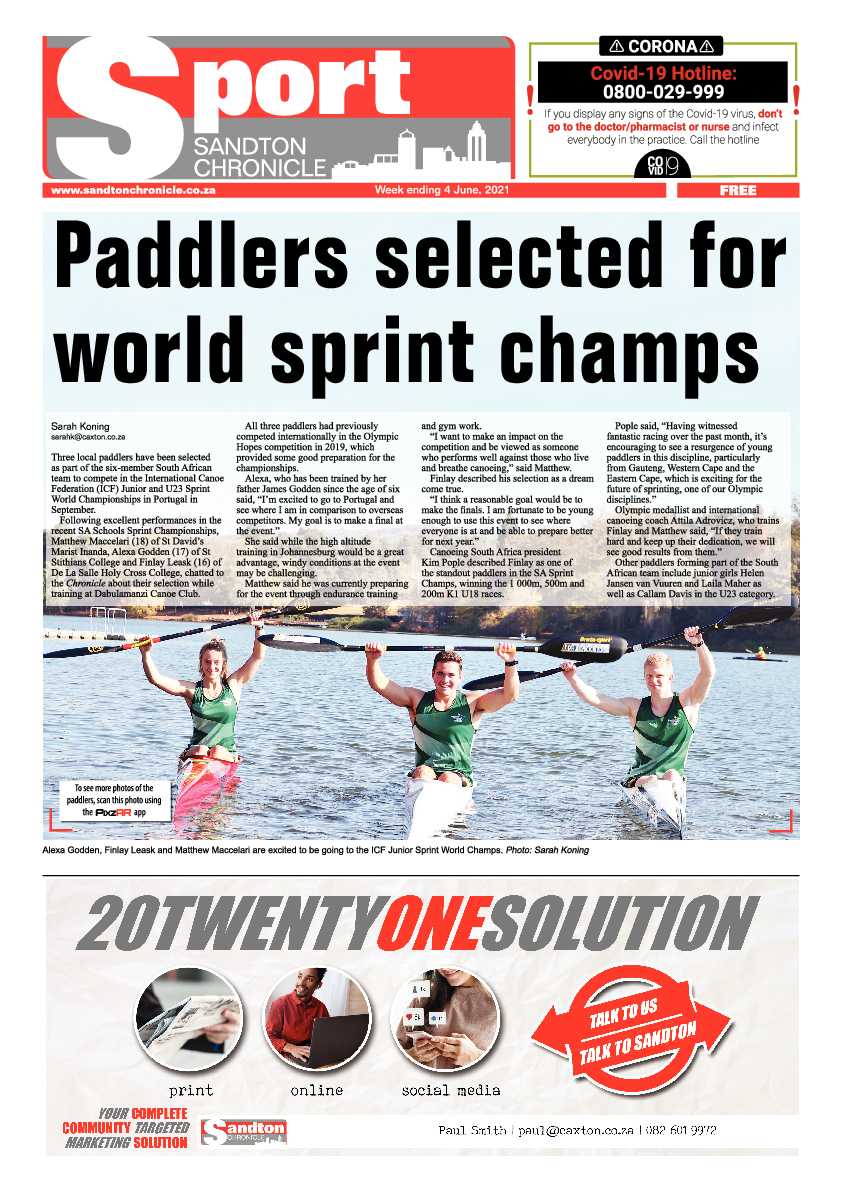 Sandton Chronicle 4 June 2021 page 8