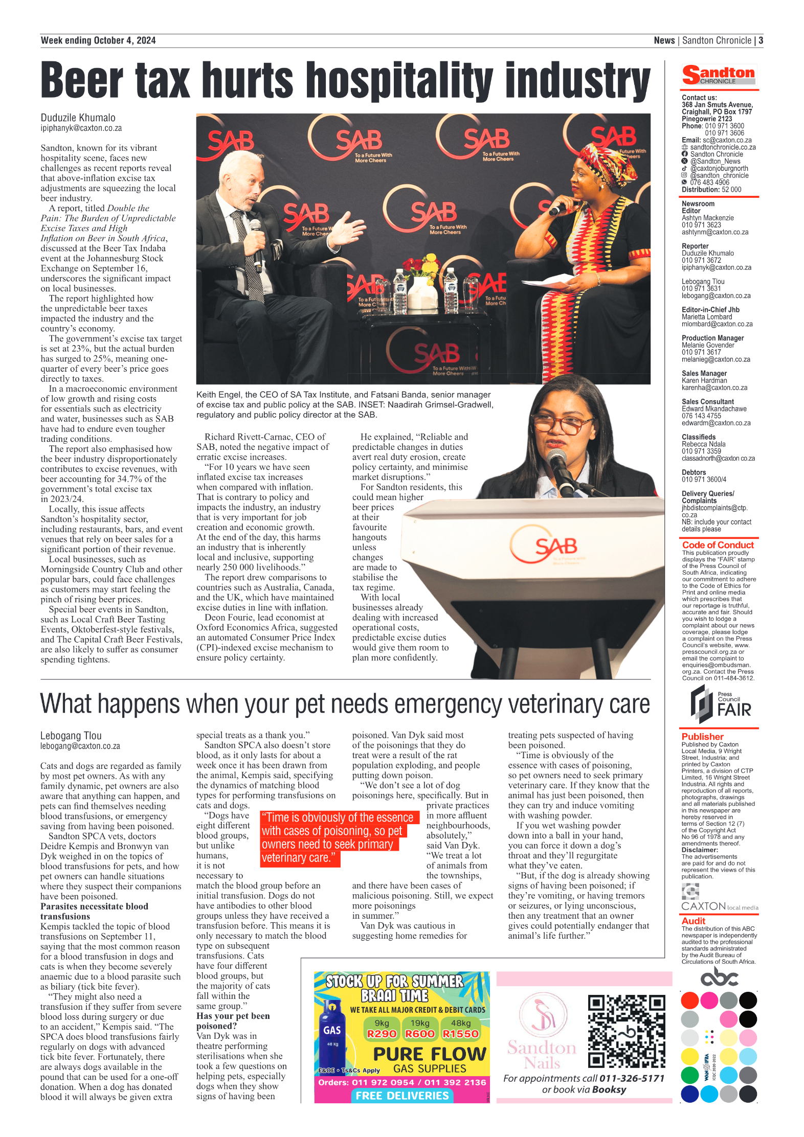 Sandton Chronicle 4 October 2024 page 3