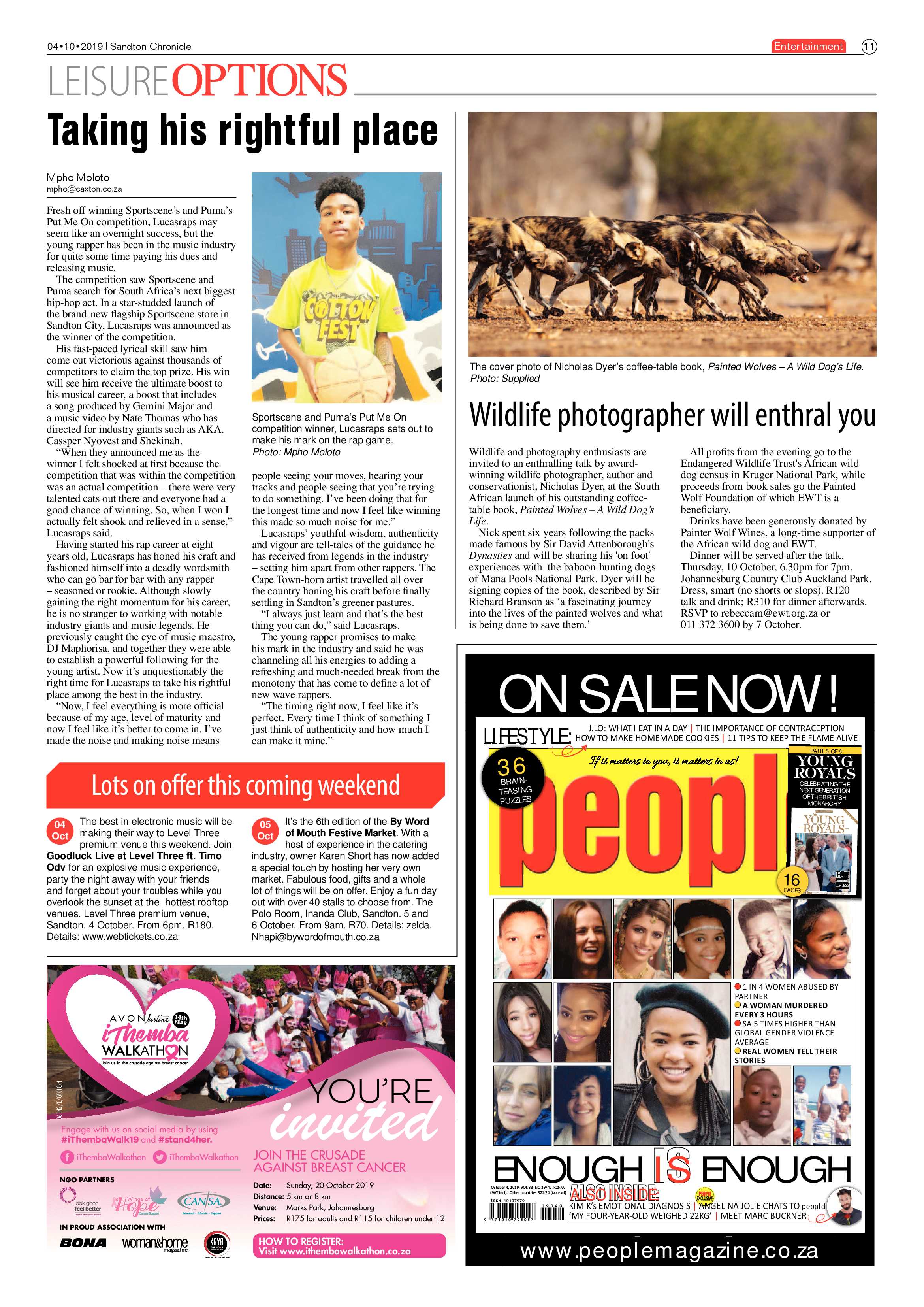 Sandton Chronicle 4 October, 2019 page 11