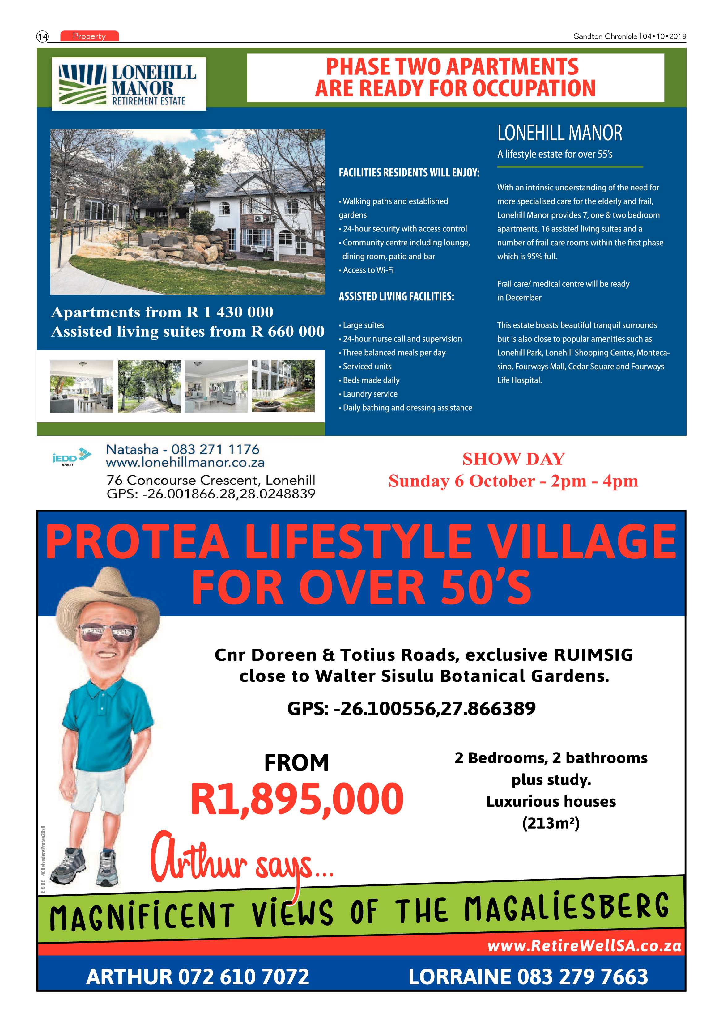 Sandton Chronicle 4 October, 2019 page 14