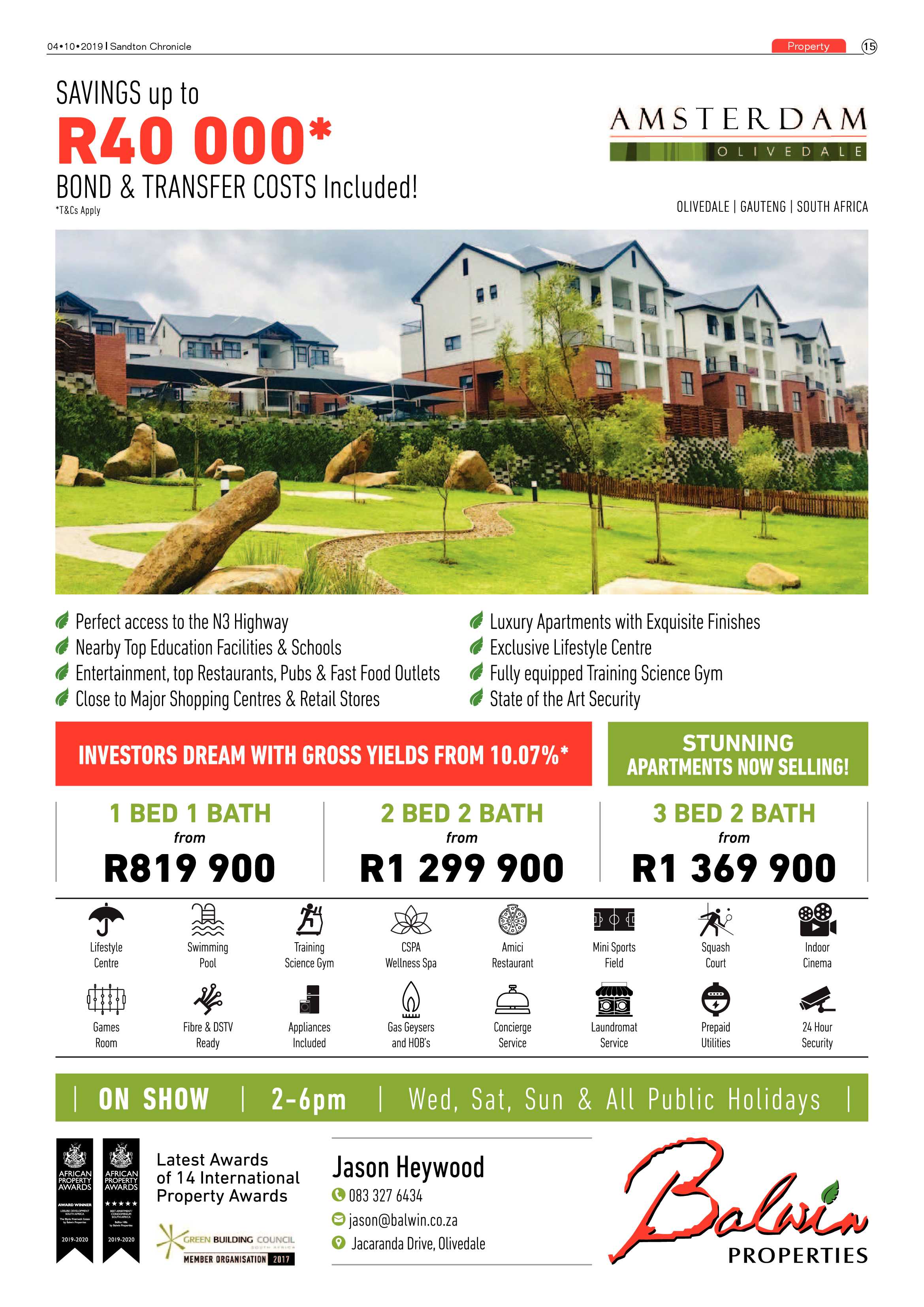 Sandton Chronicle 4 October, 2019 page 15