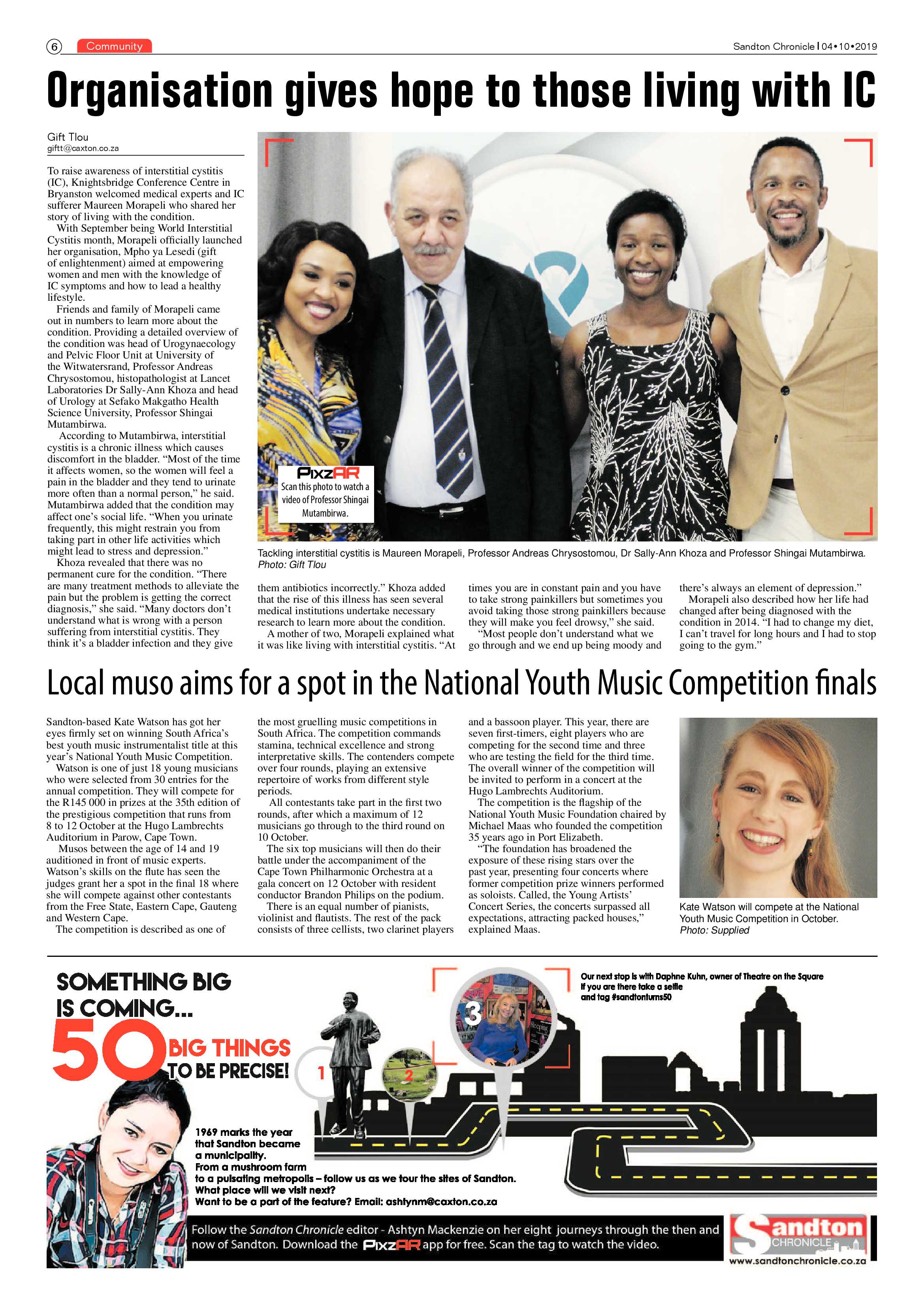 Sandton Chronicle 4 October, 2019 page 6