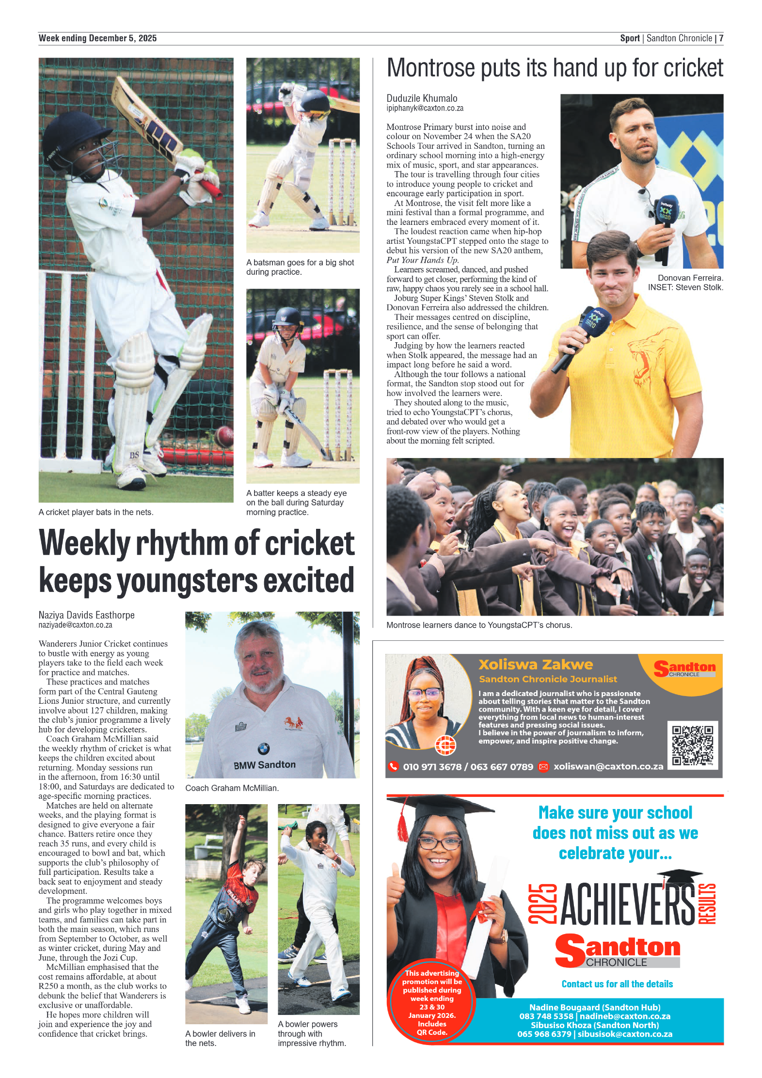 Sandton Chronicle 5 December 2025 page 7