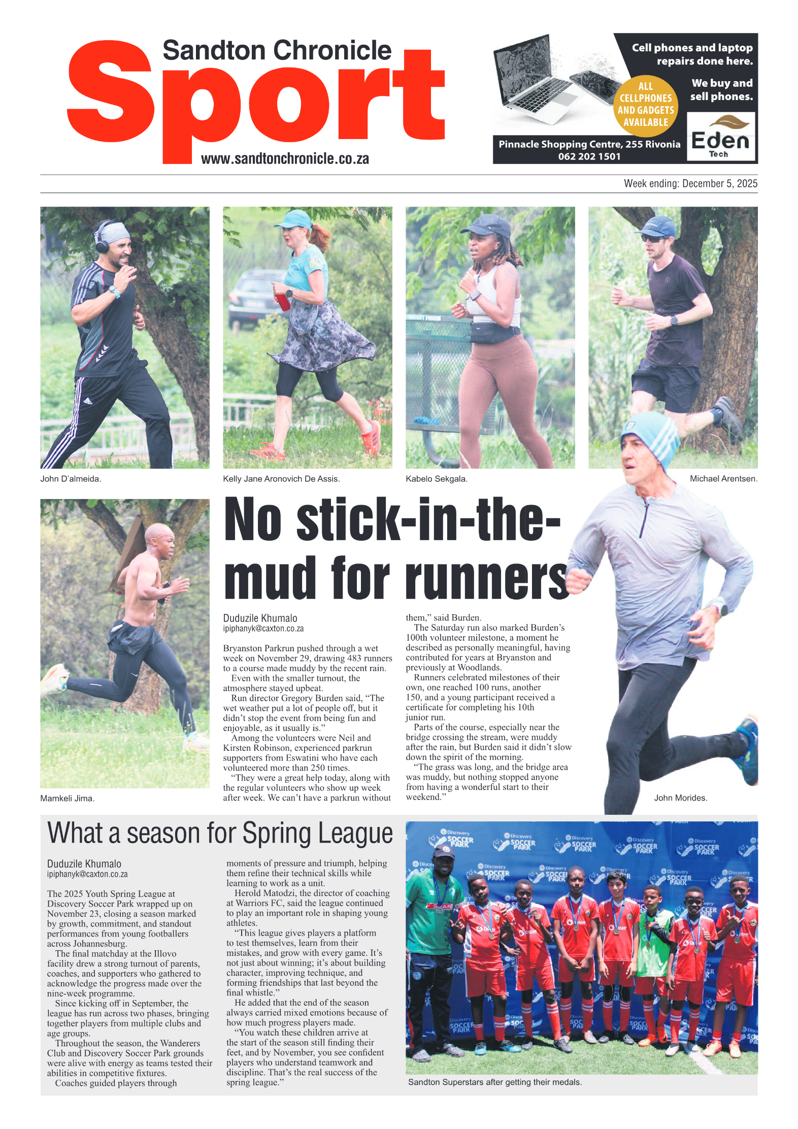 Sandton Chronicle 5 December 2025 page 8
