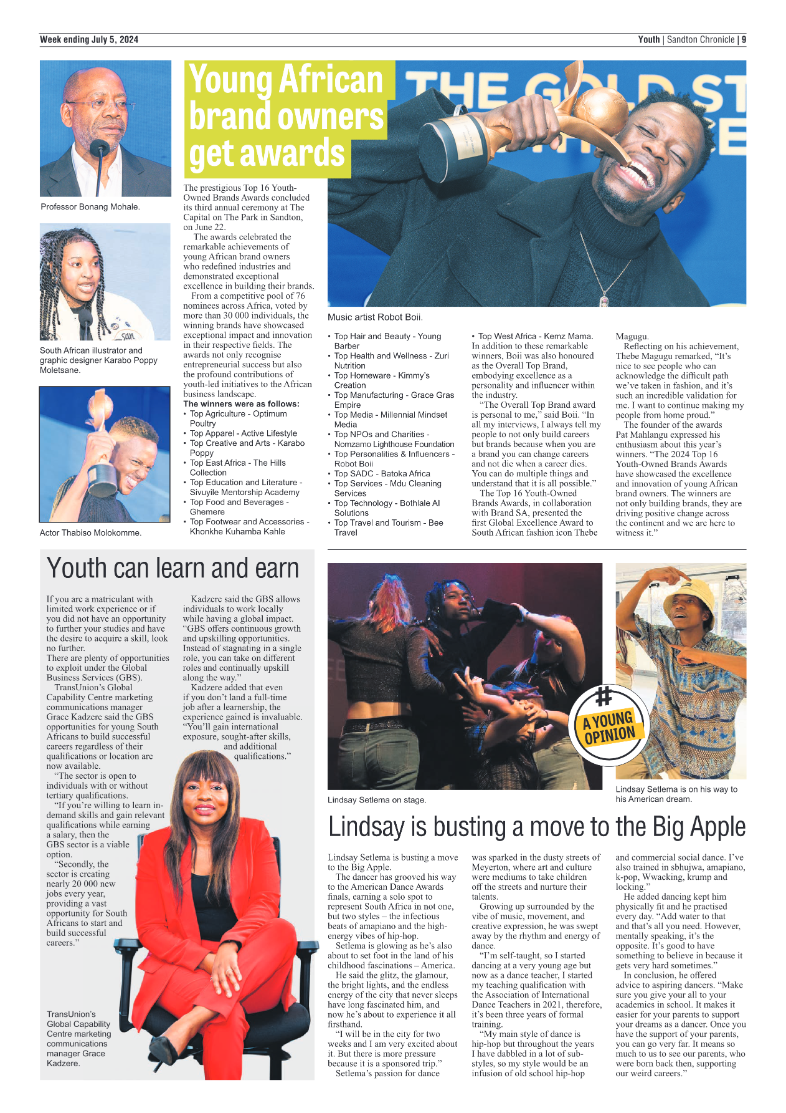 Sandton Chronicle 5 July 2024 page 9