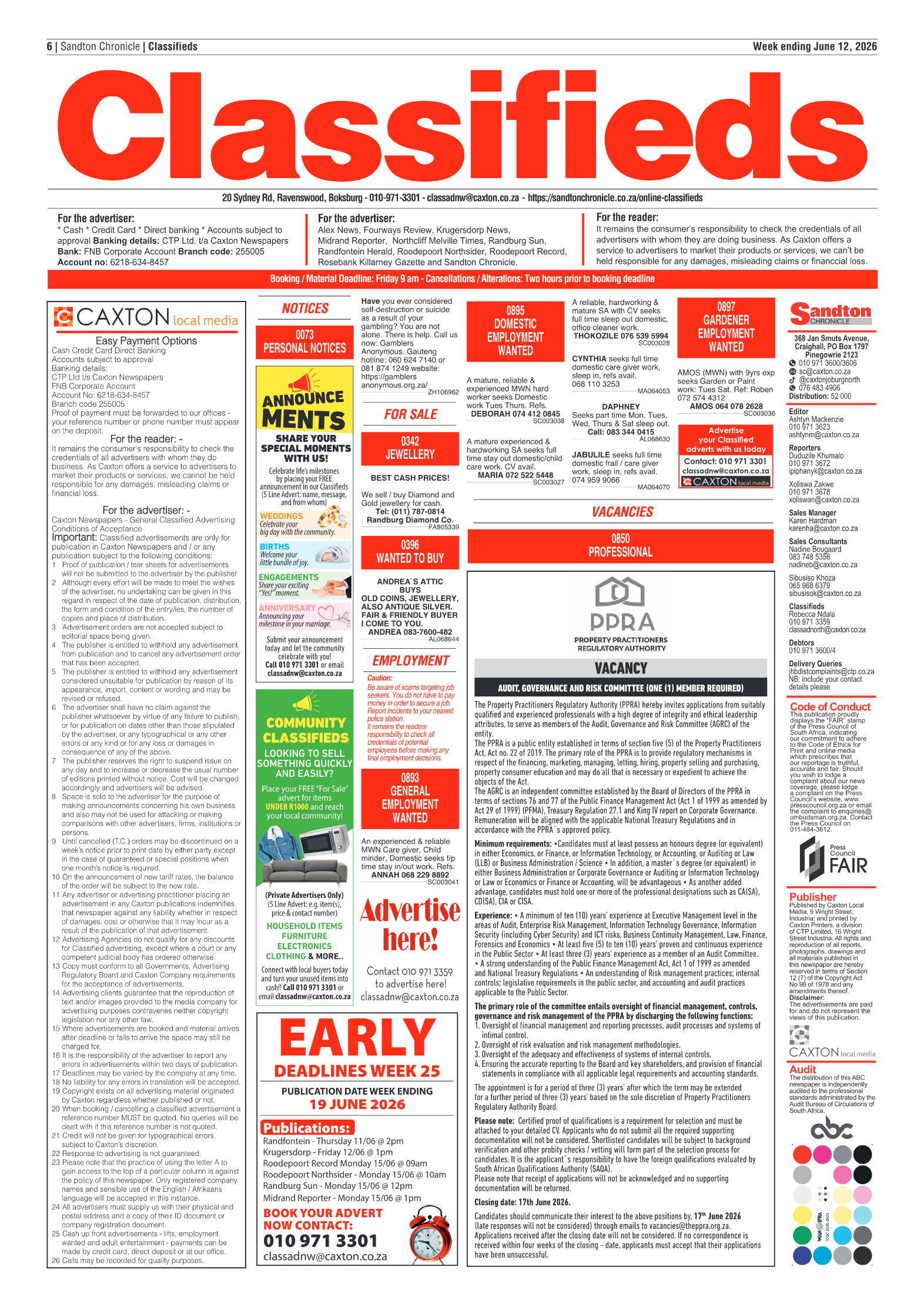 Sandton Chronicle 12 June 2026 page 6