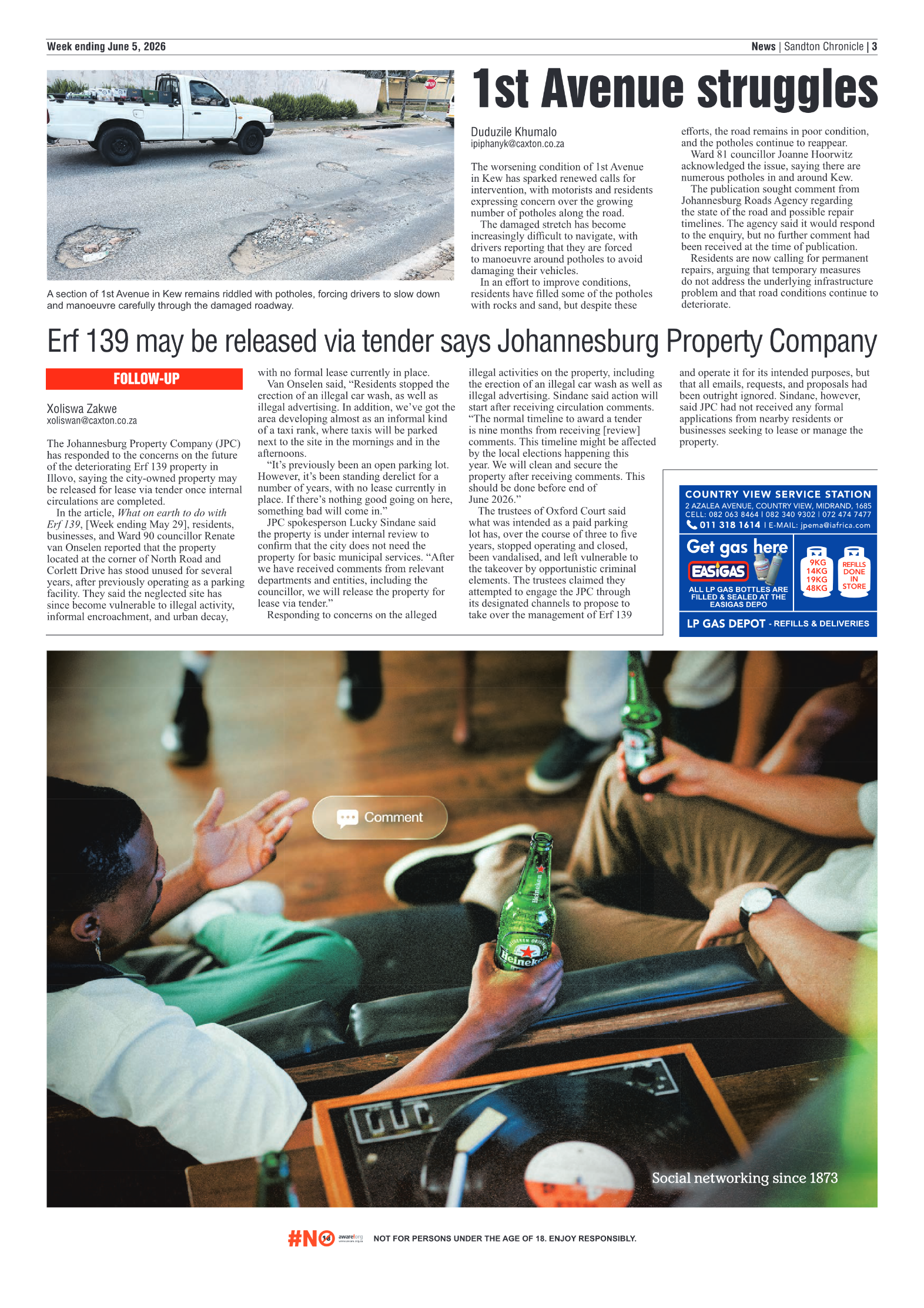 Sandton Chronicle 5 June 2026 page 3