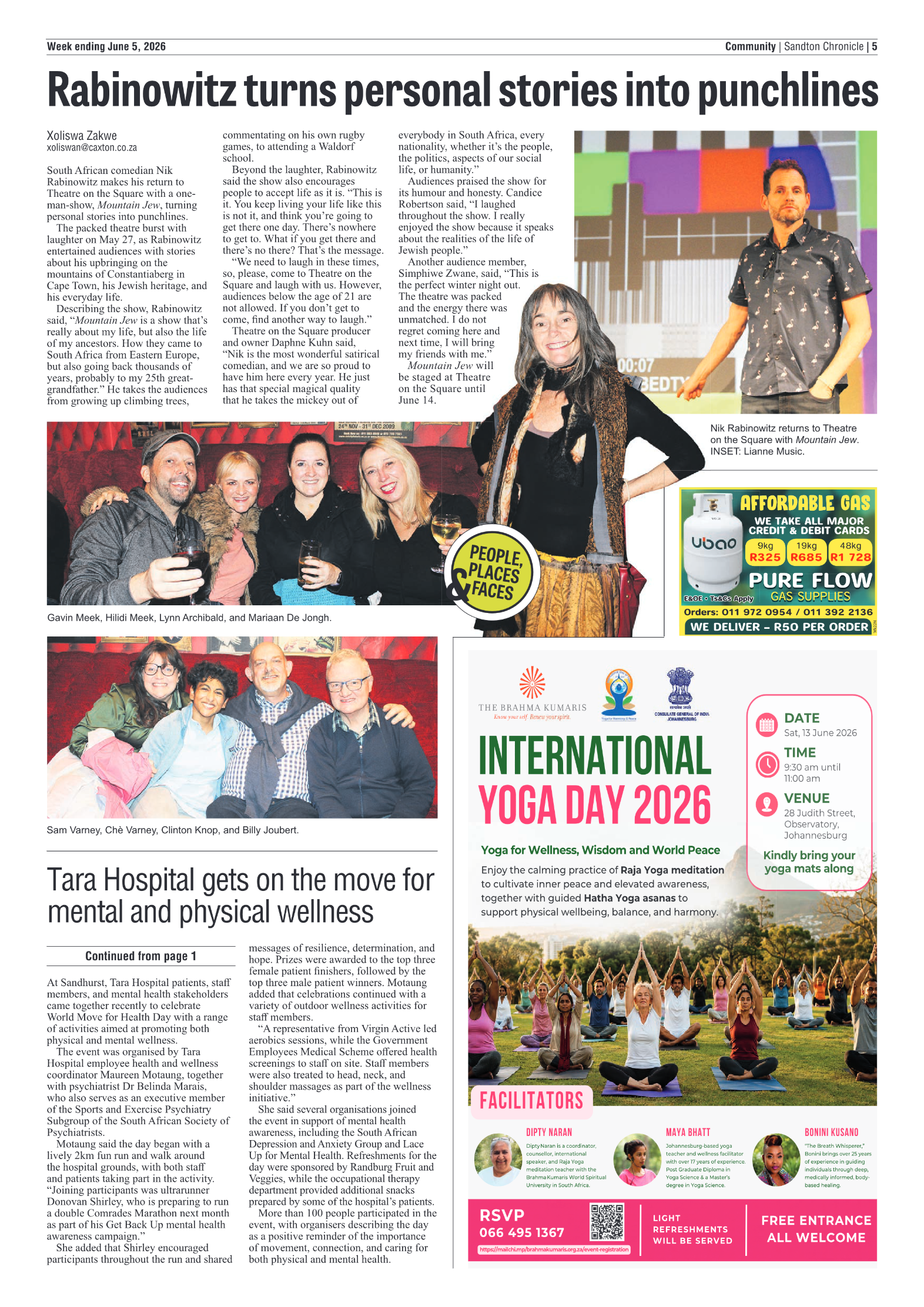 Sandton Chronicle 5 June 2026 page 5