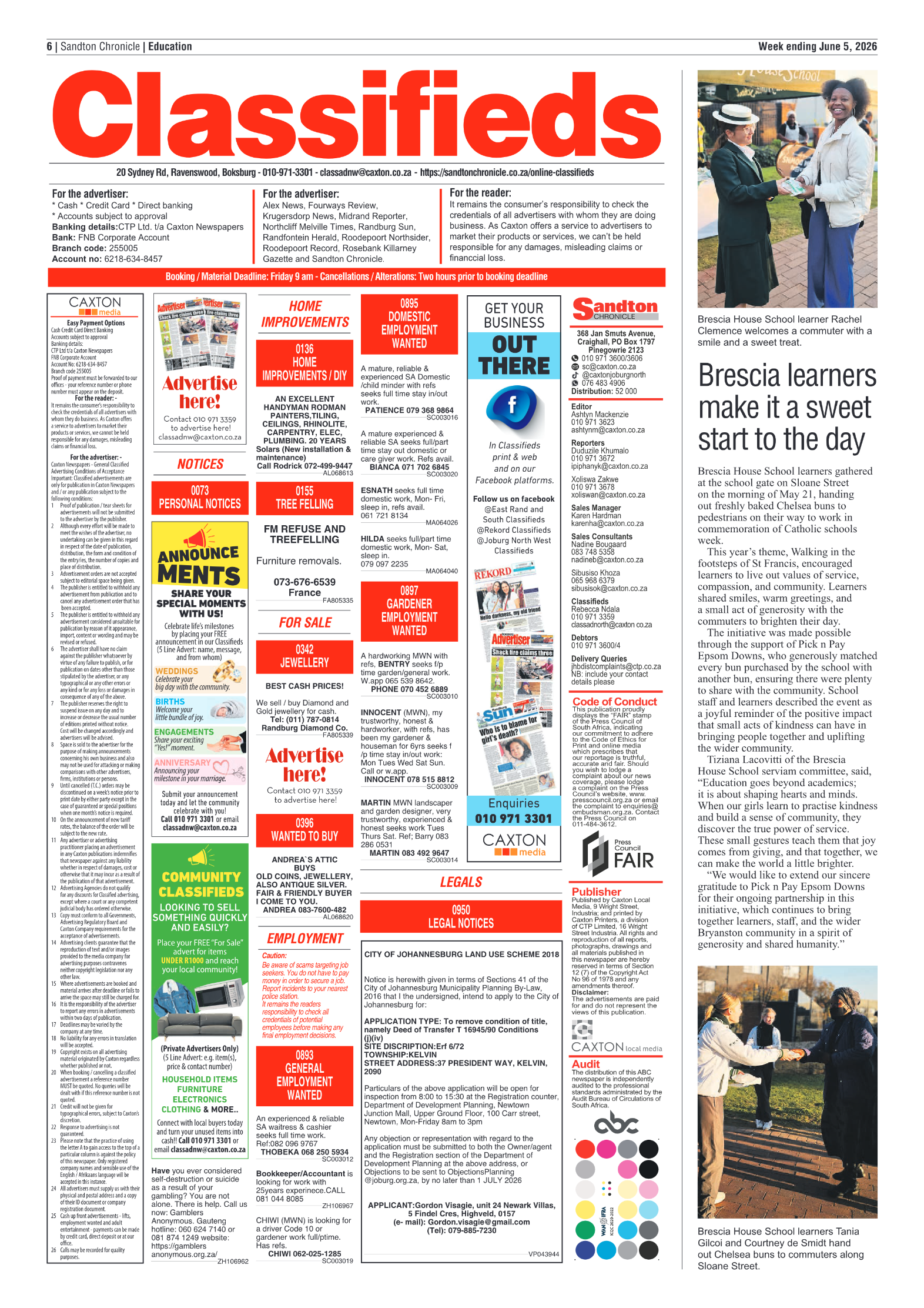 Sandton Chronicle 5 June 2026 page 6