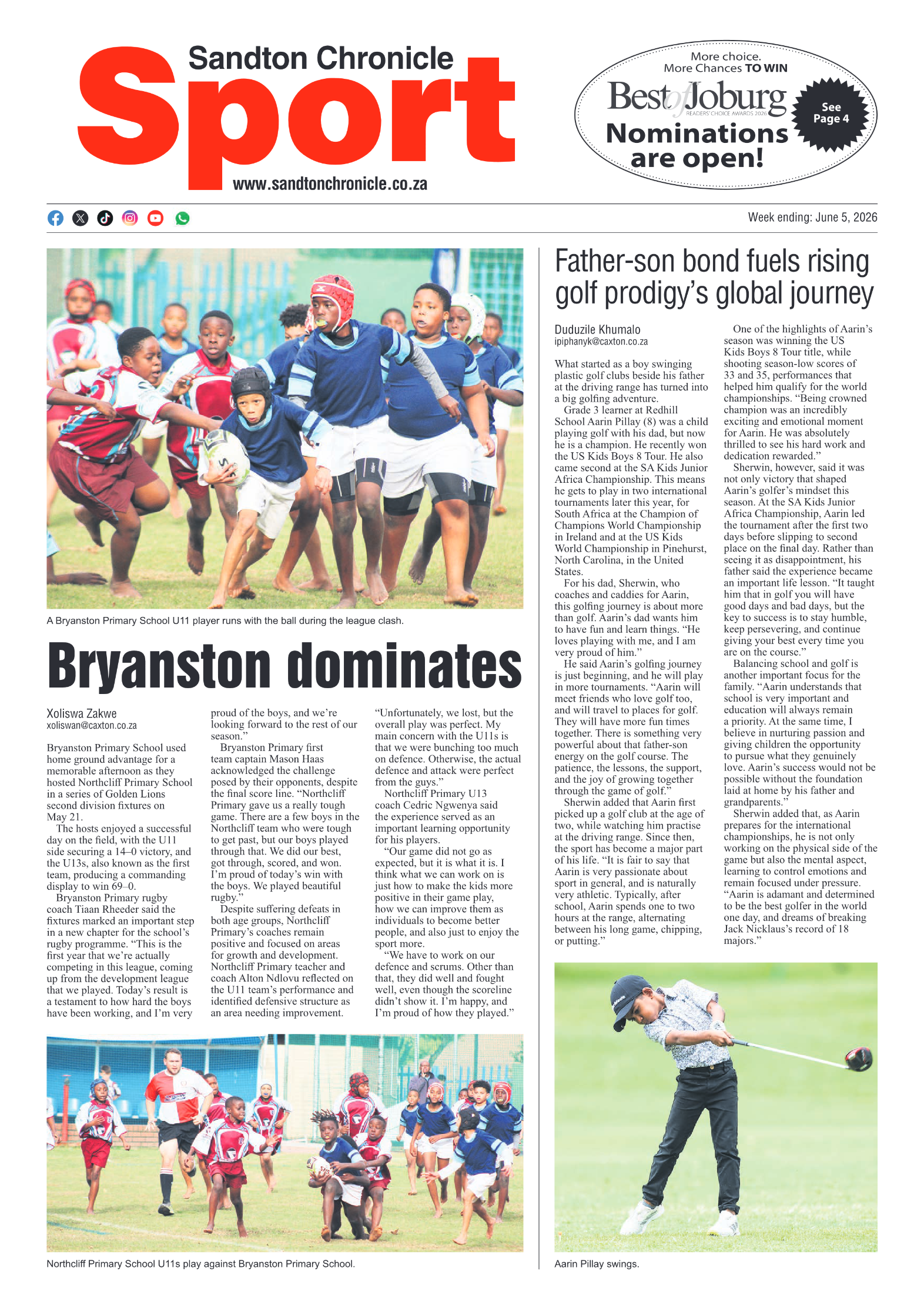 Sandton Chronicle 5 June 2026 page 8