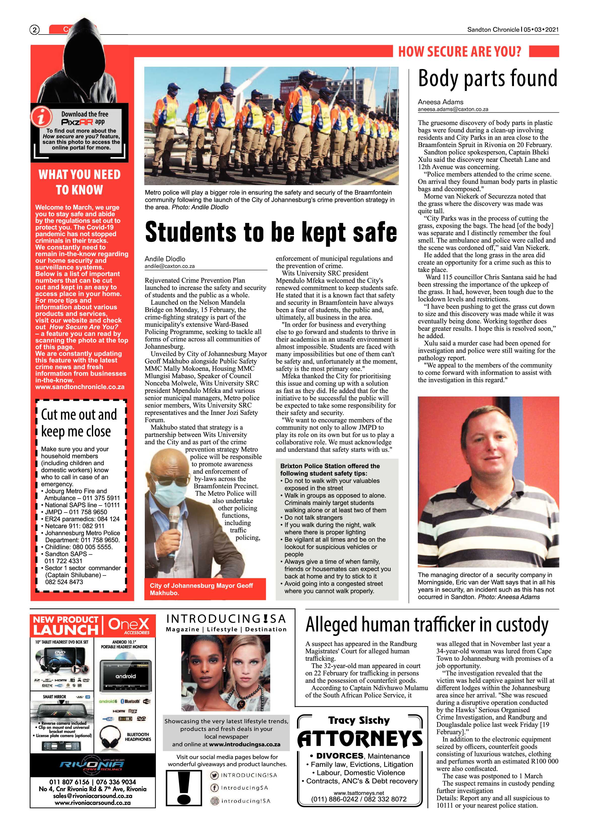 Sandton Chronicle 5 March 2021 page 2