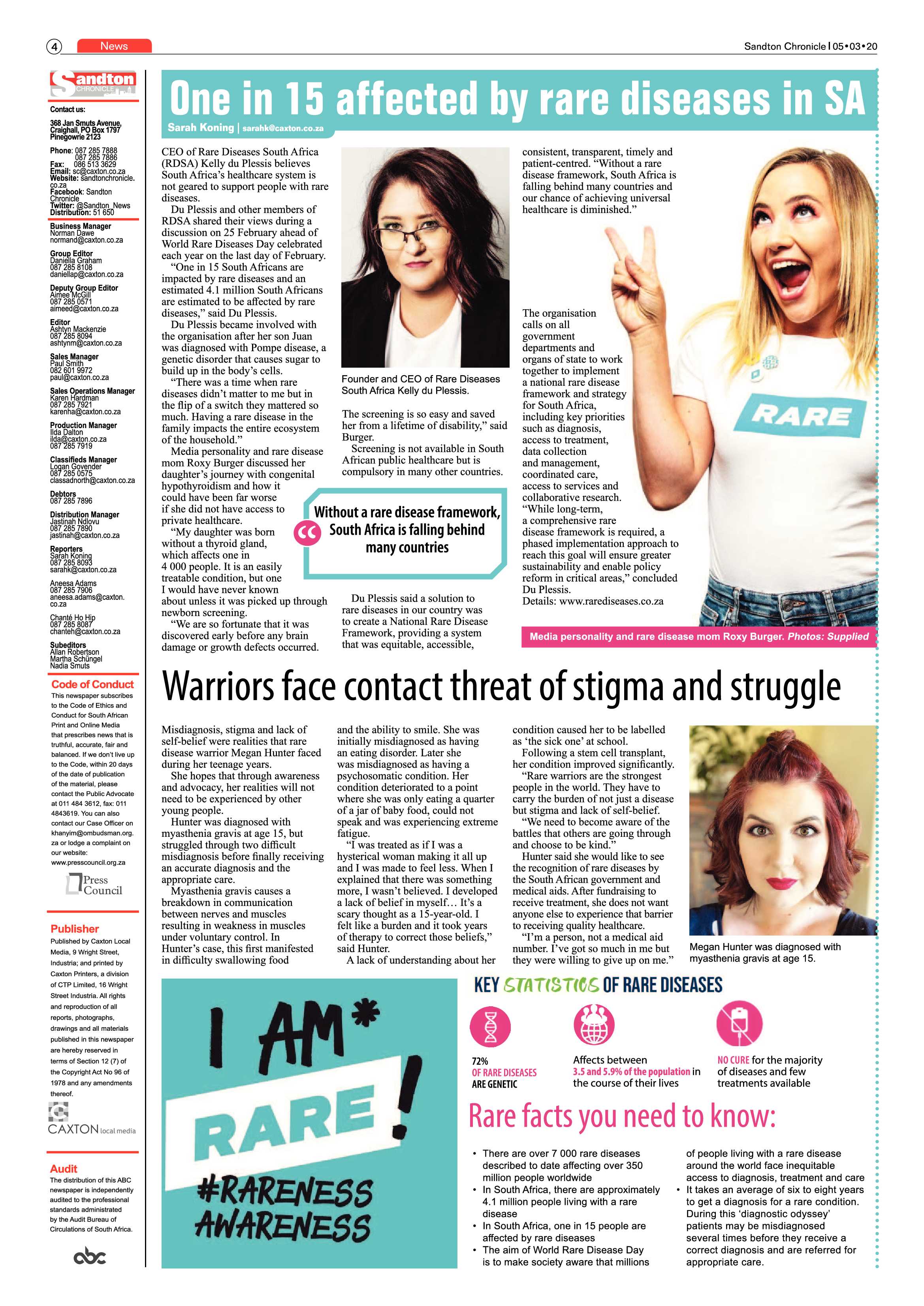 Sandton Chronicle 5 March 2021 page 4