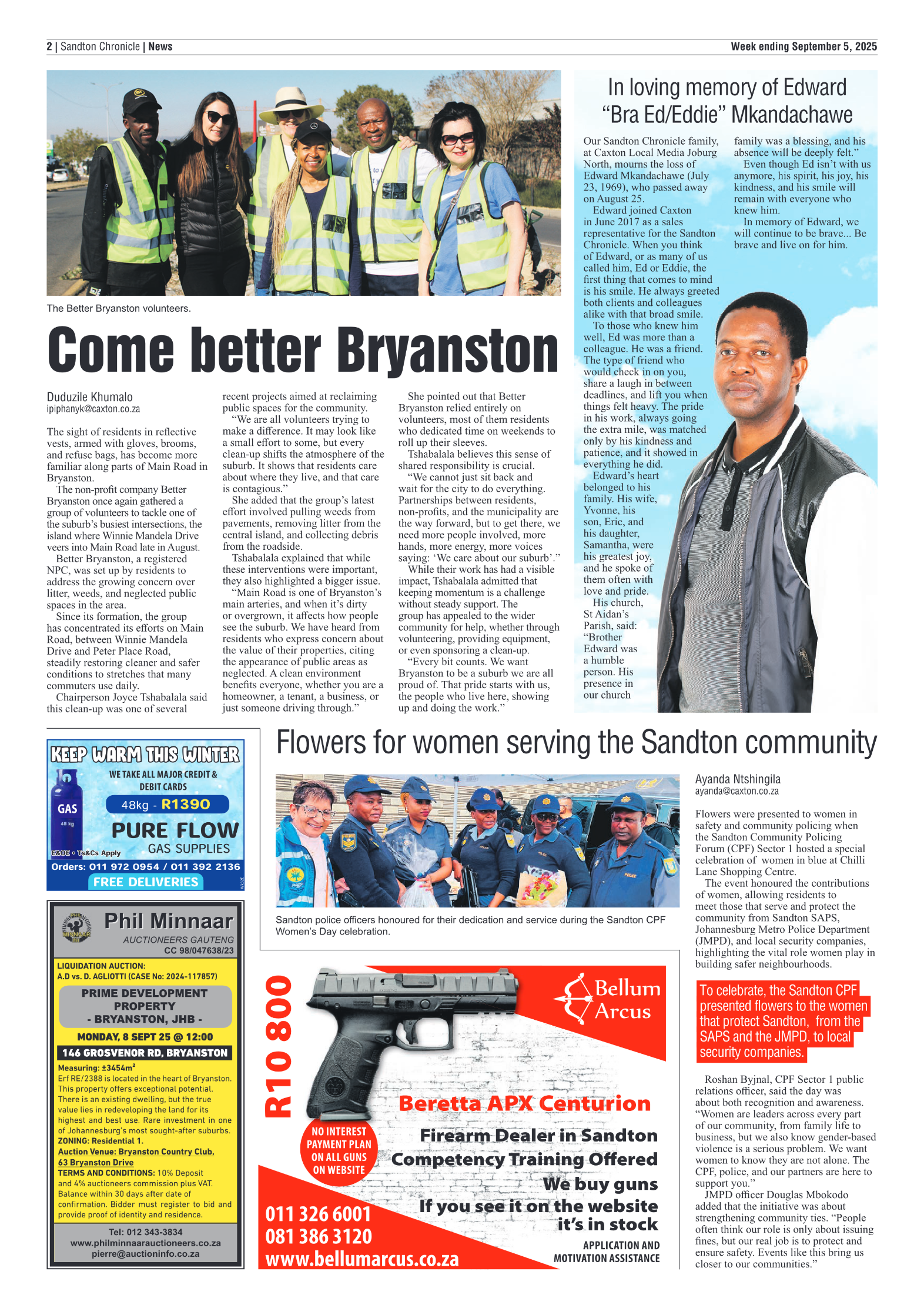 Sandton Chronicle 5 September 2025 page 2