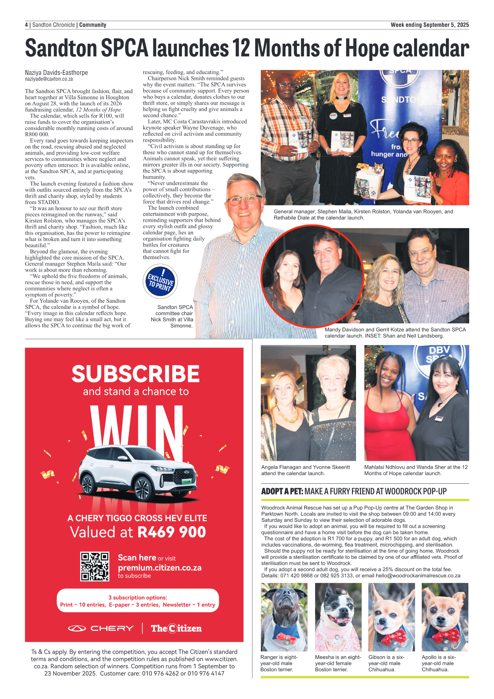Sandton Chronicle 5 September 2025 page 4