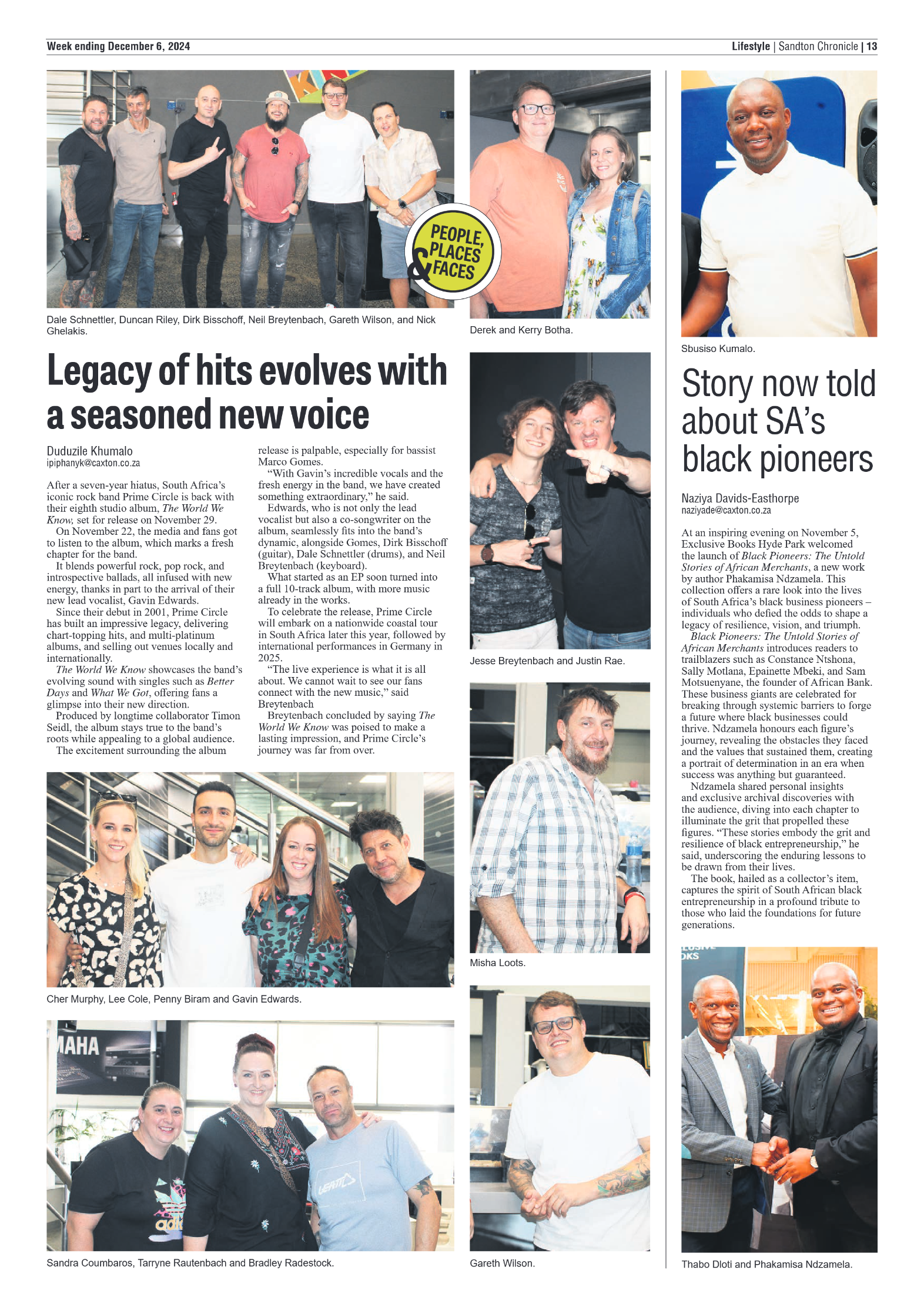Sandton Chronicle 6 December 2024 page 13