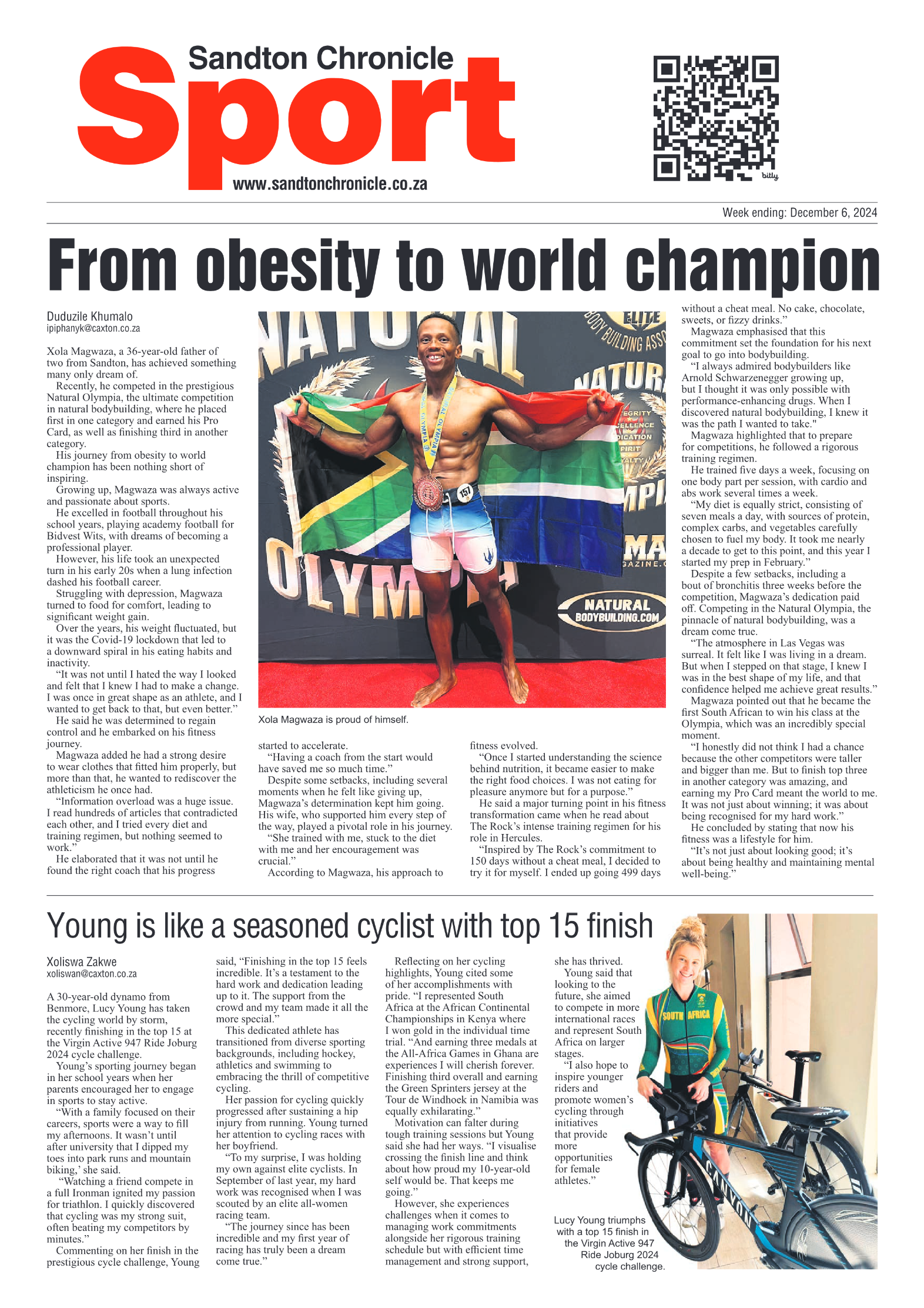 Sandton Chronicle 6 December 2024 page 20