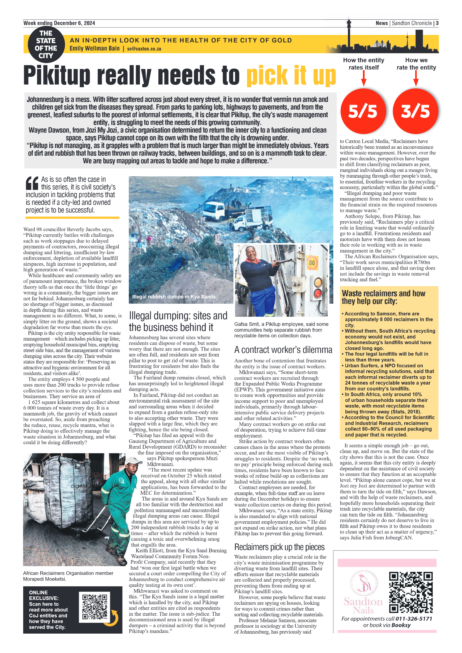 Sandton Chronicle 6 December 2024 page 3