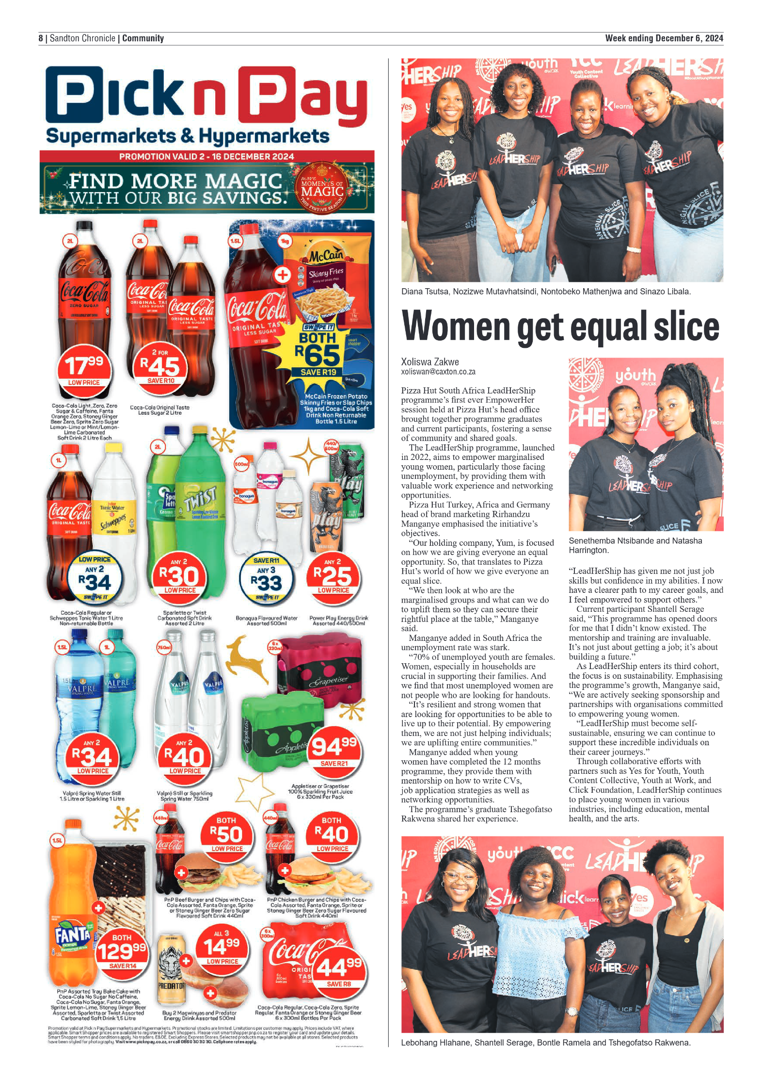 Sandton Chronicle 6 December 2024 page 8