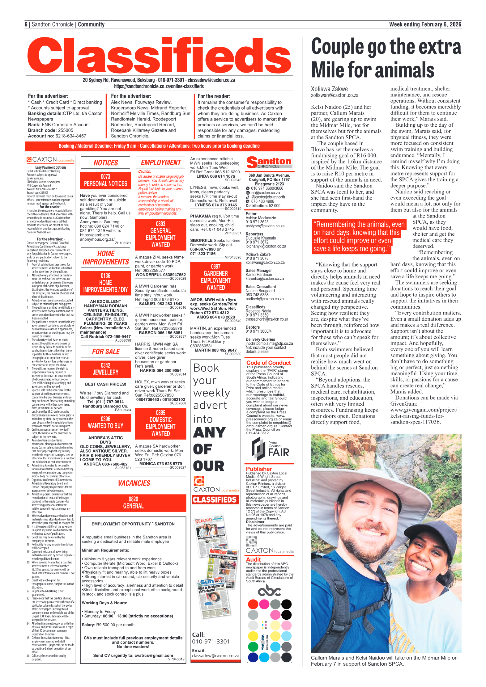 Sandton Chronicle 6 February 2026 page 6