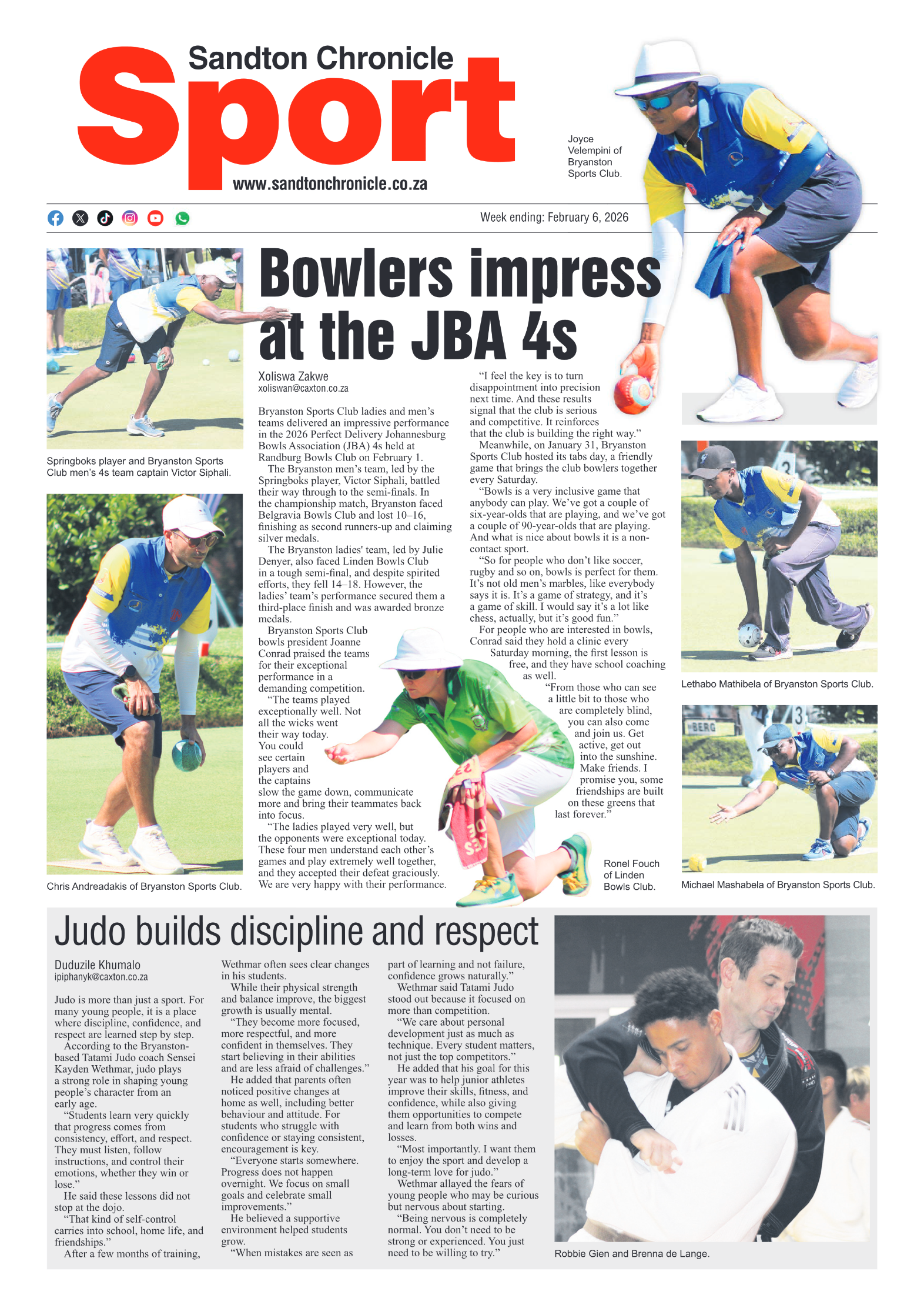Sandton Chronicle 6 February 2026 page 8