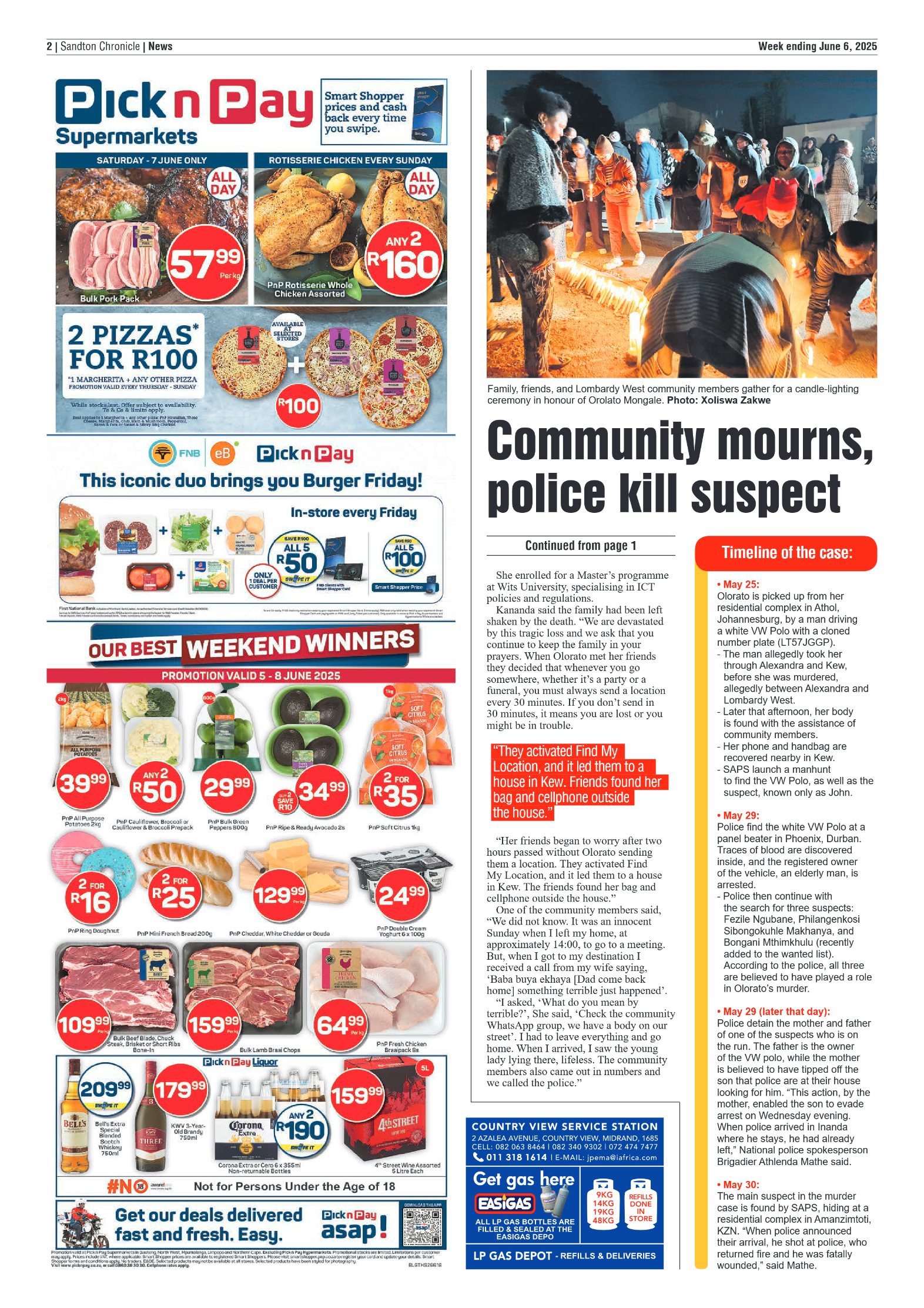 Sandton Chronicle 6 June 2025 page 2