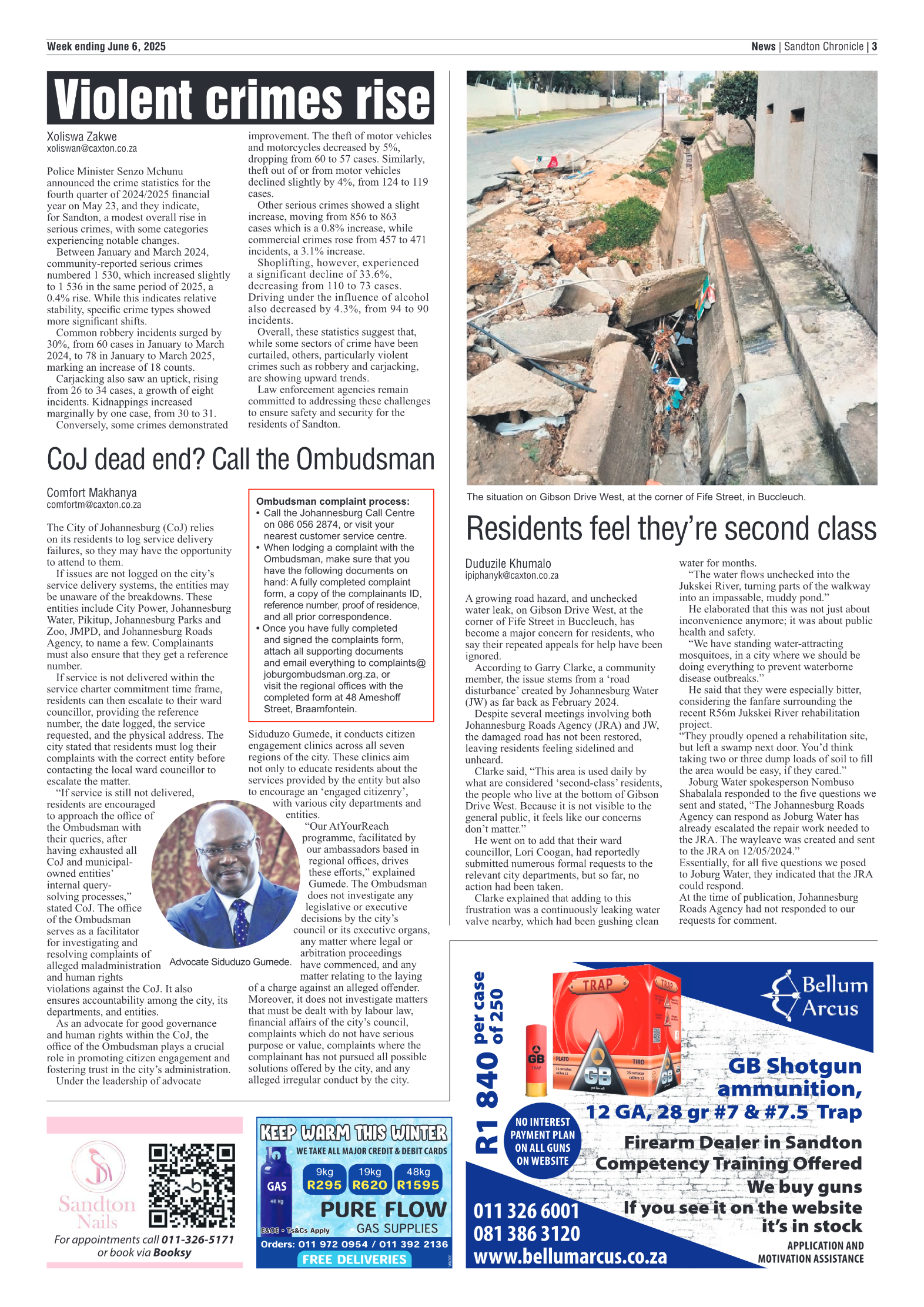 Sandton Chronicle 6 June 2025 page 3