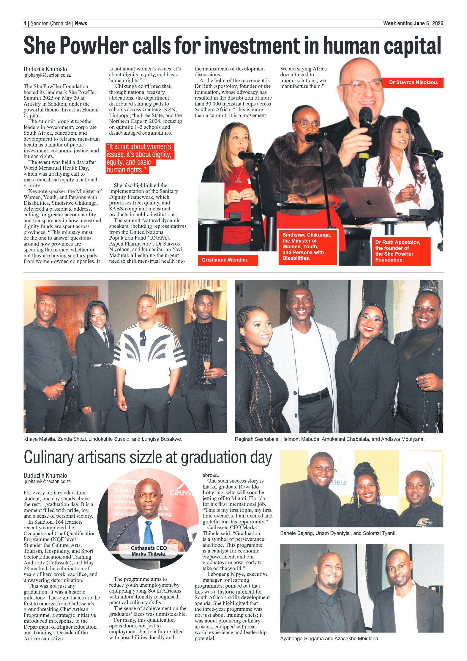 Sandton Chronicle 6 June 2025 page 4