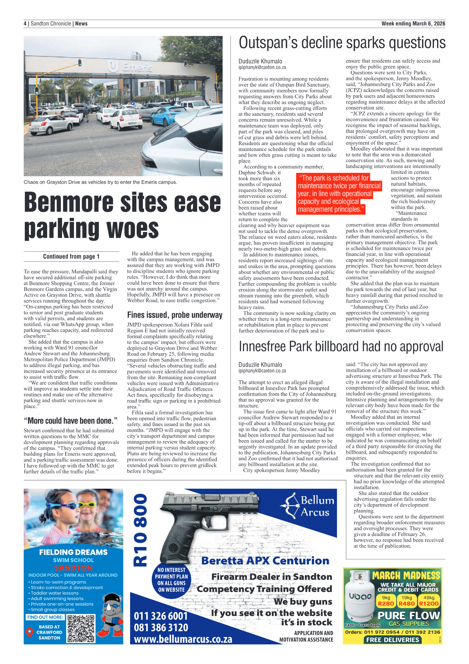 Sandton Chronicle 6 March 2026 page 4