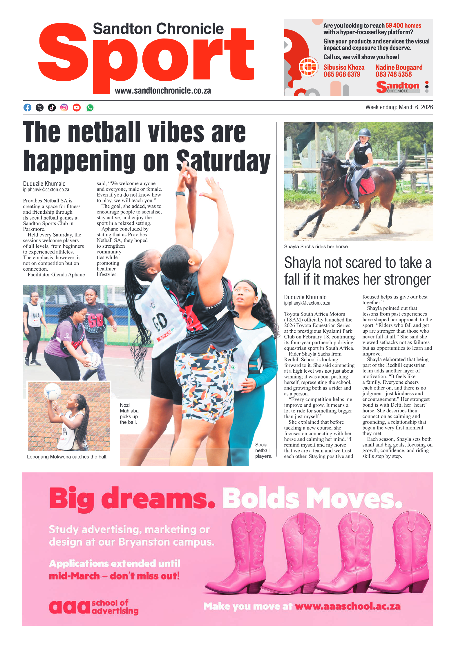 Sandton Chronicle 6 March 2026 page 8