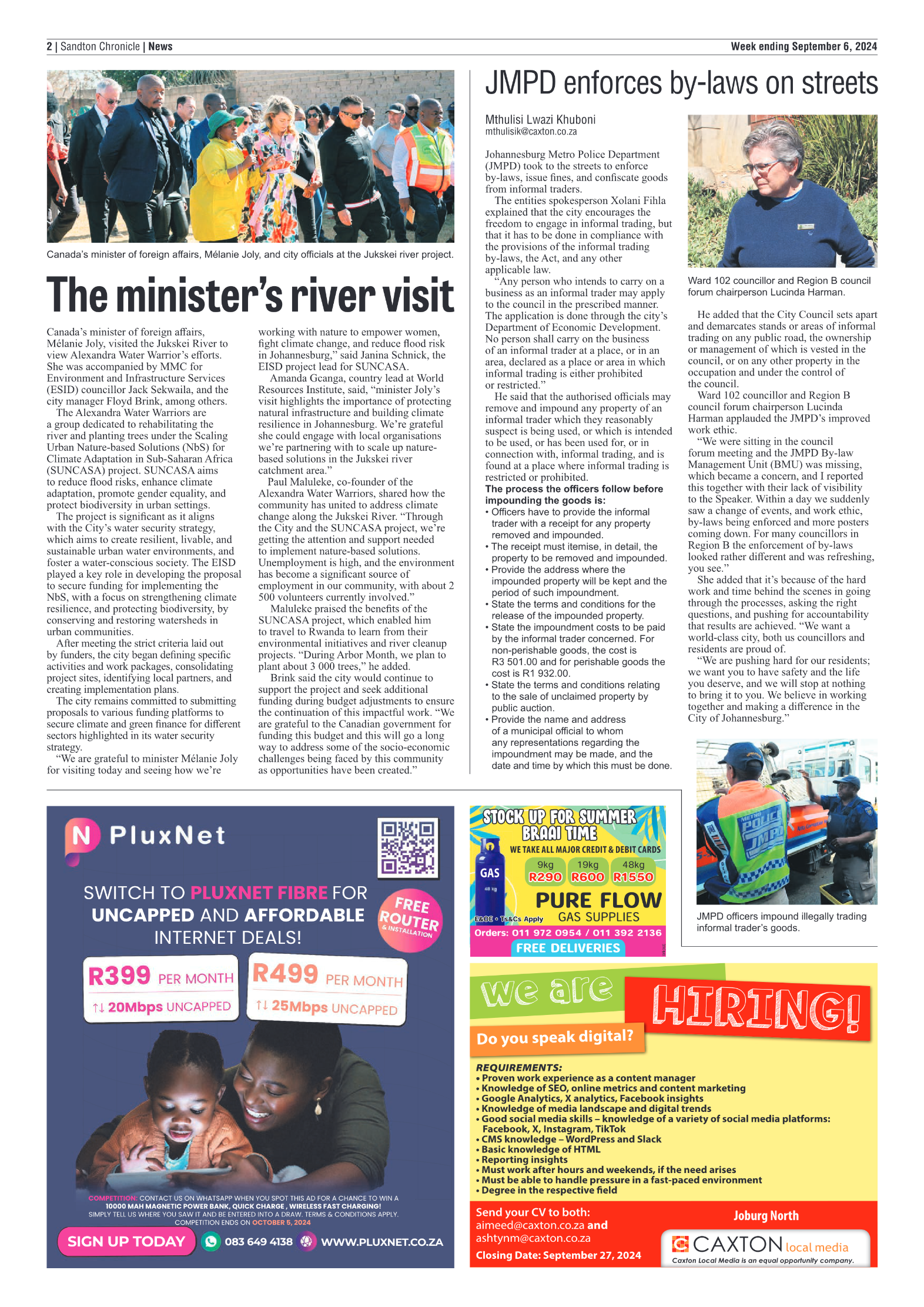 Sandton Chronicle 6 September 2024 page 2