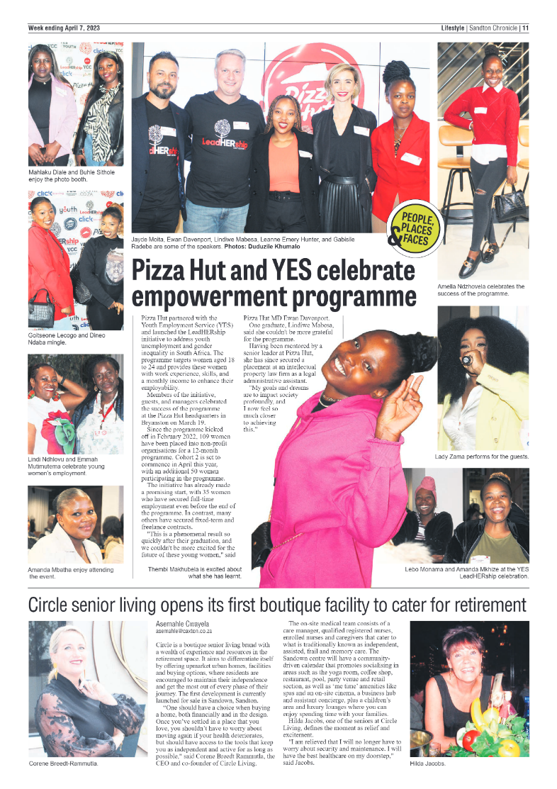 Sandton Chronicle 7 April 2023 page 11