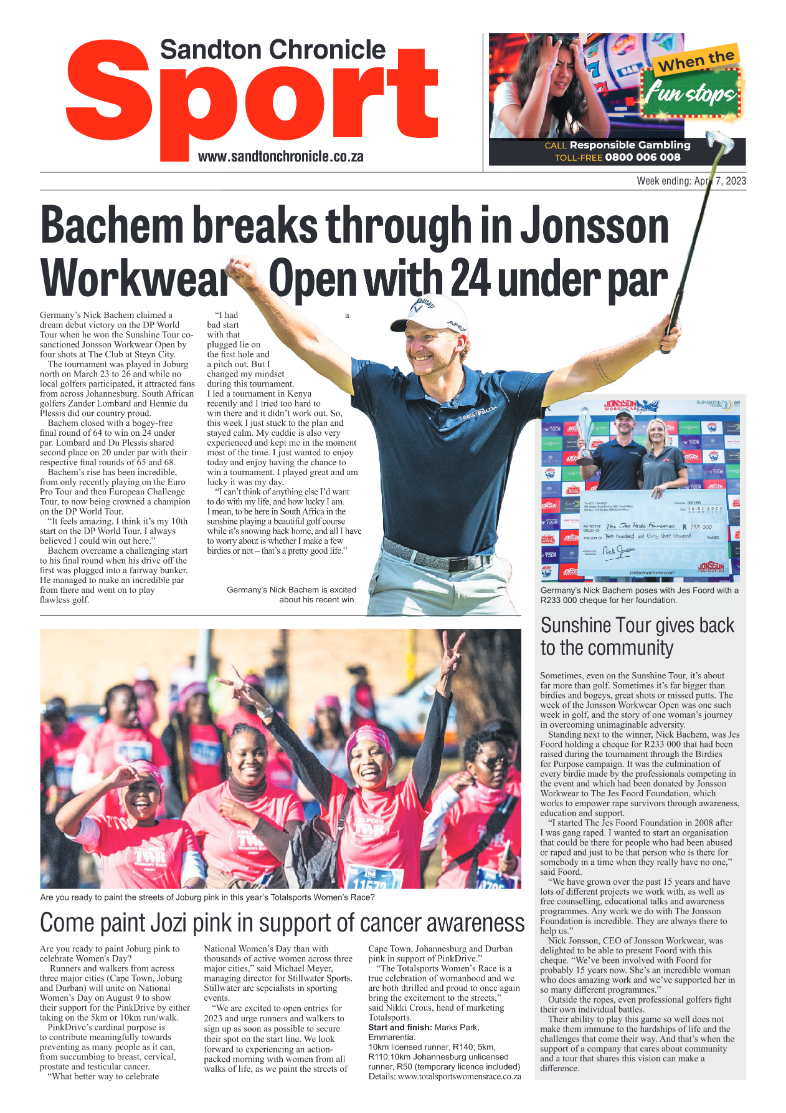 Sandton Chronicle 7 April 2023 page 16